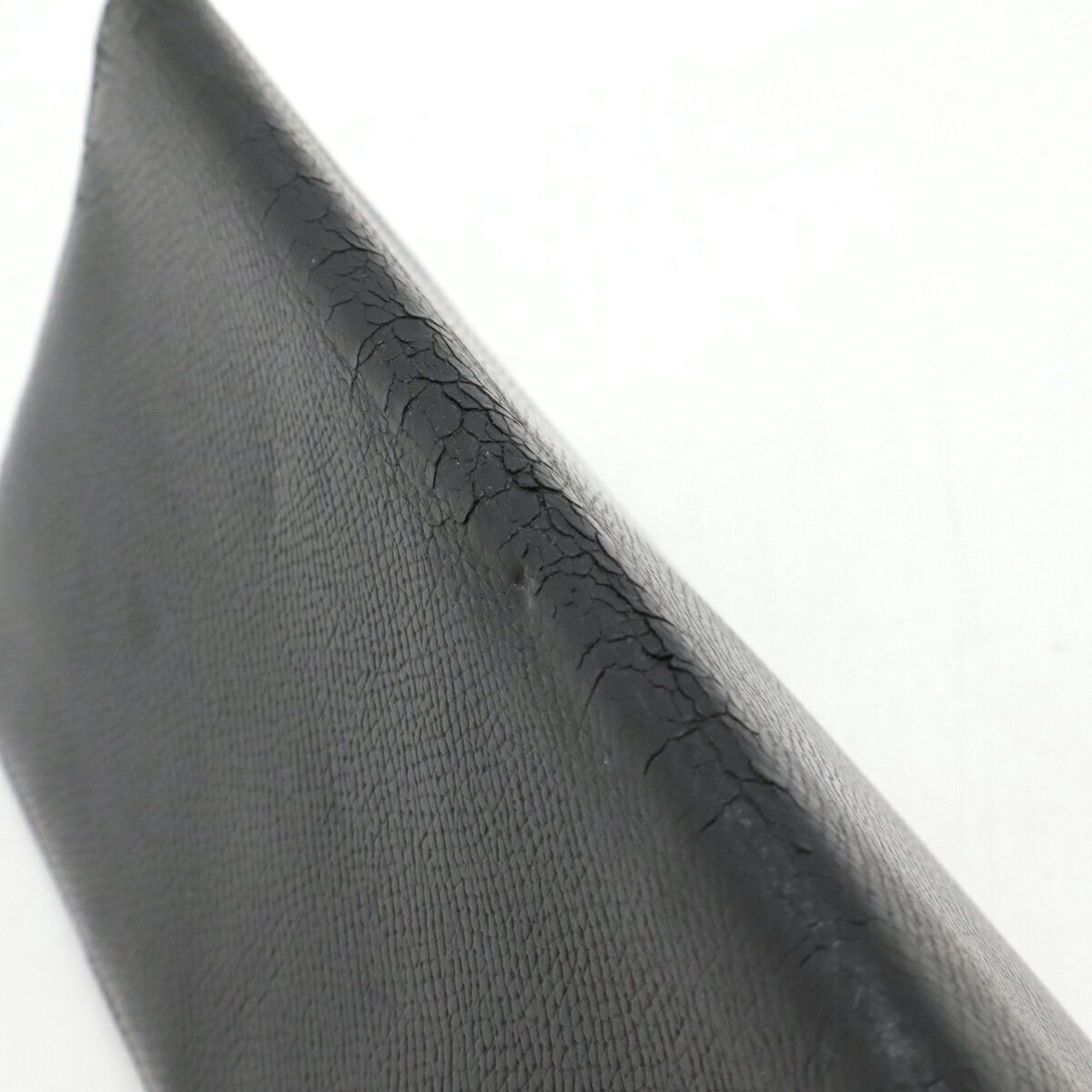 Hermes HERMES MC2 Mendel Long Wallet Bi-fold Veau Epsom Leather Black □L Engraved Size ONE SIZE - 5 Thumbnail