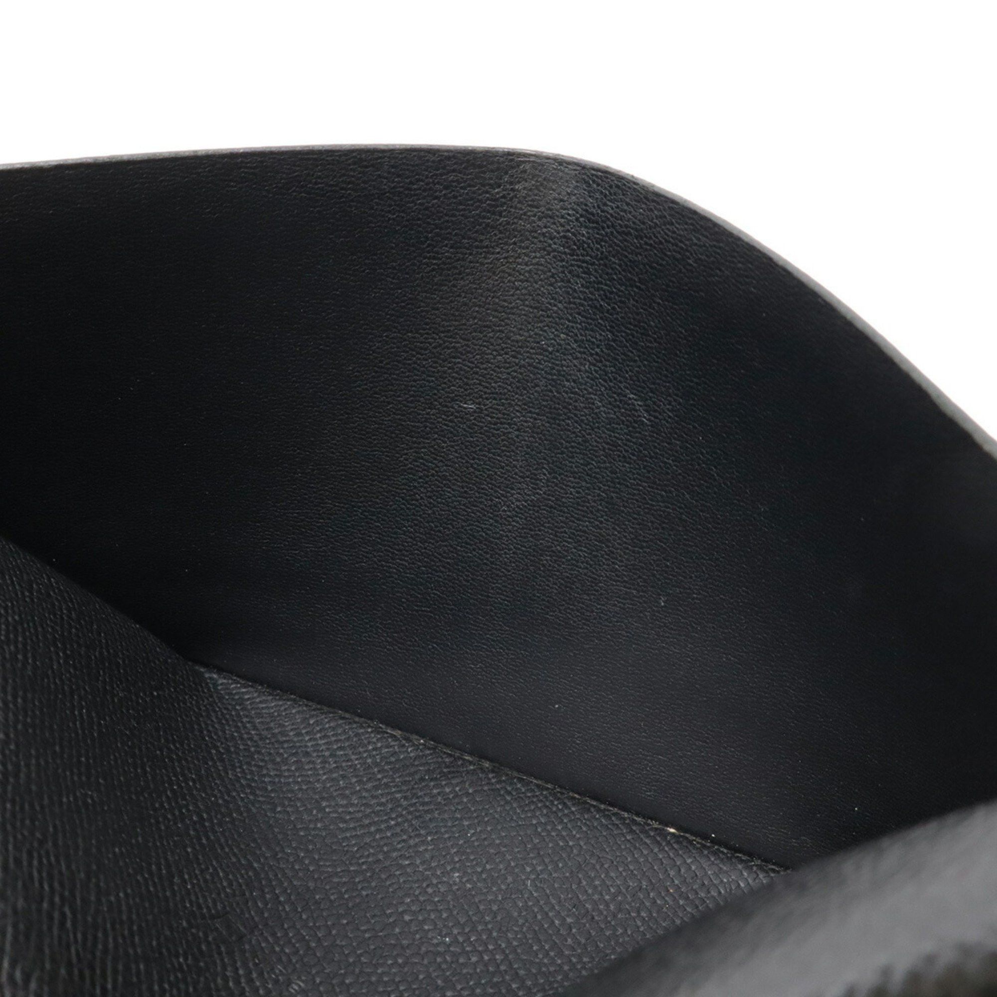 Hermes HERMES MC2 Mendel Long Wallet Bi-fold Veau Epsom Leather Black □L Engraved Size ONE SIZE - 7 Thumbnail