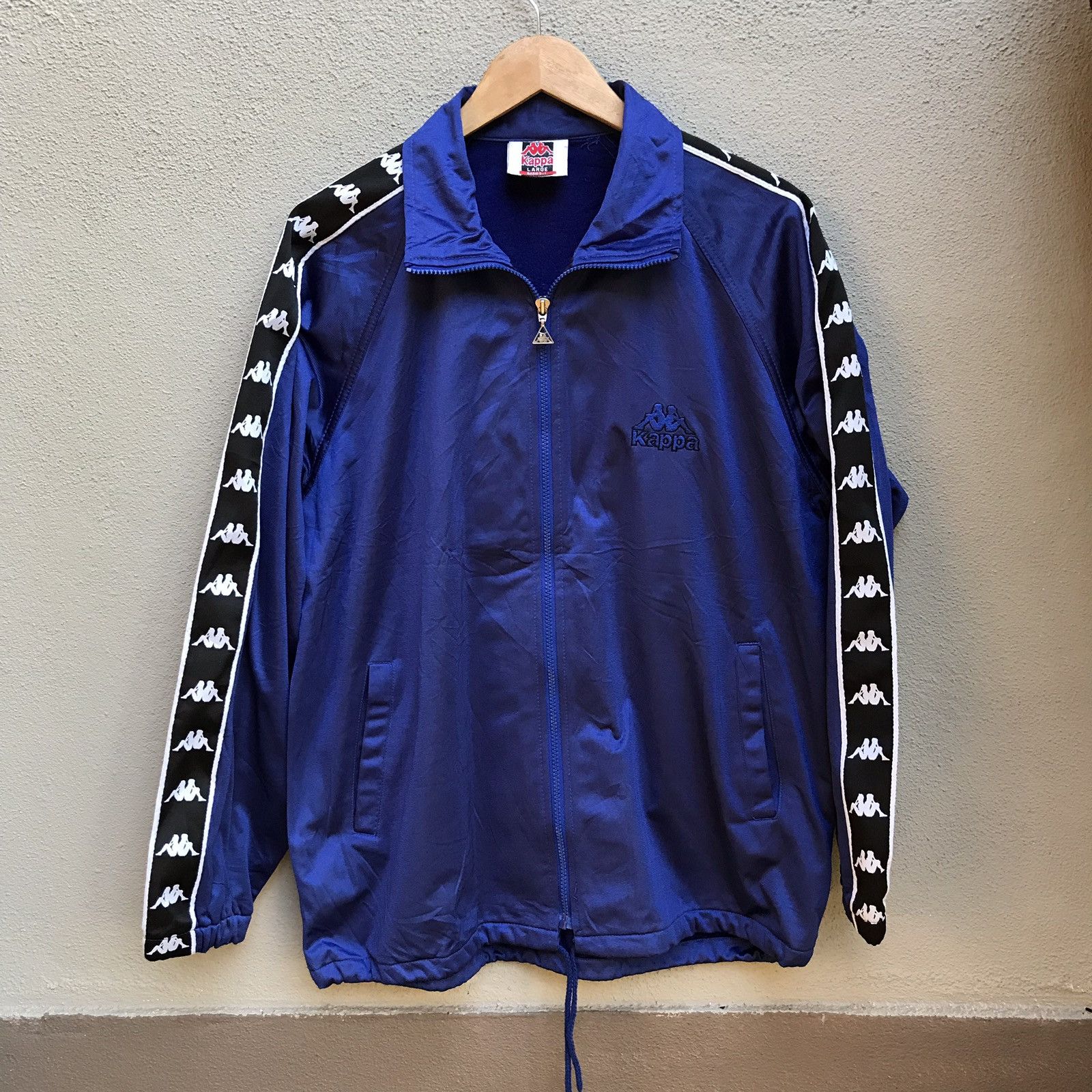 Vintage KAPPA Sidetape Biglogo Embroidered Zipper Jacket