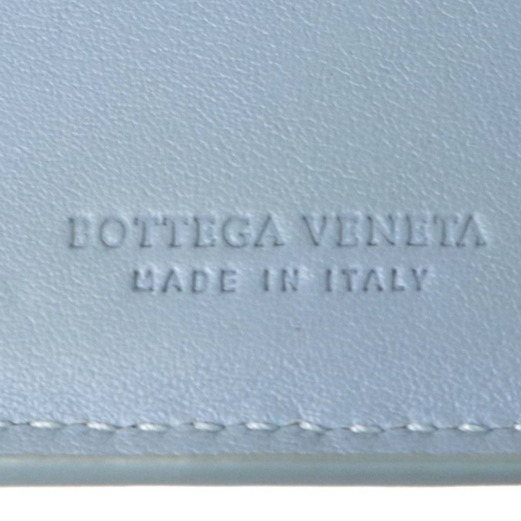 Bottega Veneta Bottega Veneta Bi-fold Wallet Intrecciato Light Blue P01211064W ES Size ONE SIZE - 8 Thumbnail