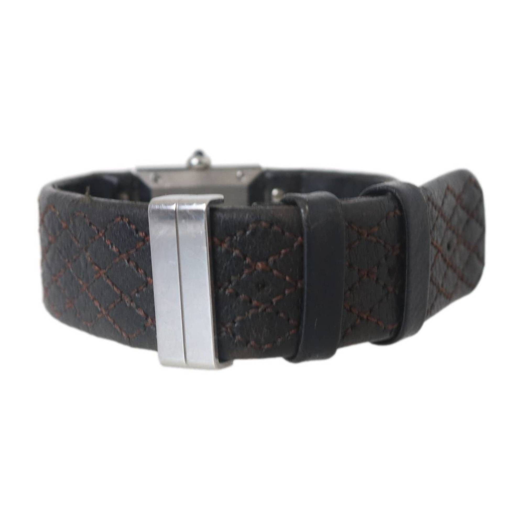 Chanel CHANEL Ashier Ladies Quartz Watch Matelasse Silver x Black ES Size ONE SIZE - 6 Thumbnail