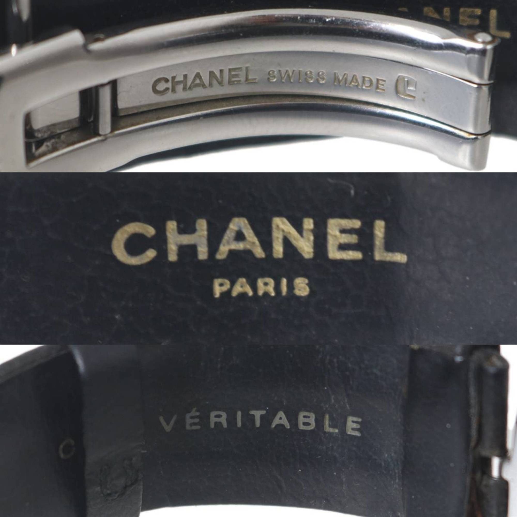 Chanel CHANEL Ashier Ladies Quartz Watch Matelasse Silver x Black ES Size ONE SIZE - 7 Thumbnail