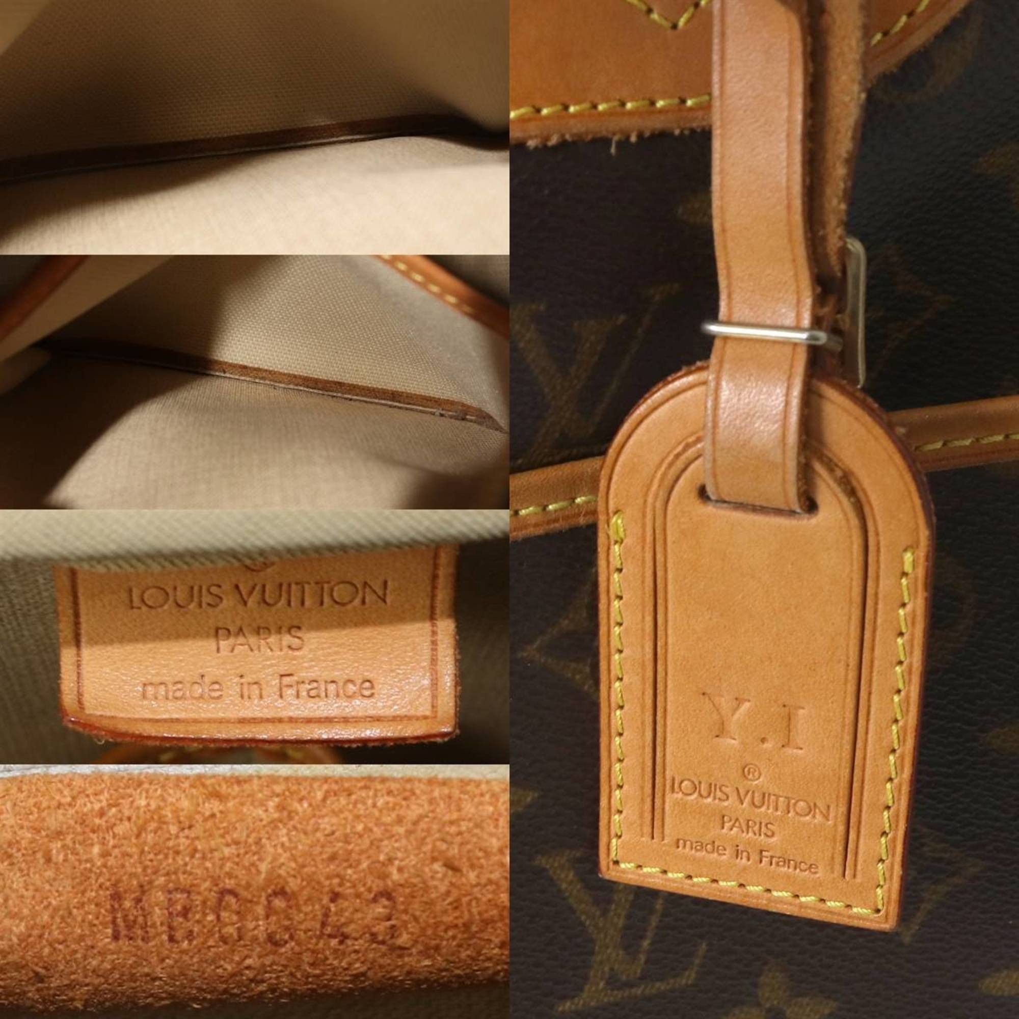 Louis Vuitton Louis Vuitton Deauville Handbag Monogram M47270 MB0043 Name Tag (with Initials) IS Size ONE SIZE - 10 Thumbnail