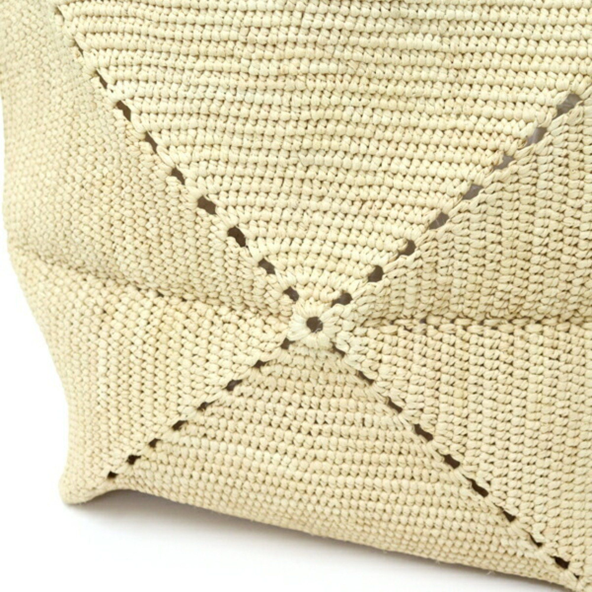 Loewe LOEWE Puzzlefold Tote Medium Raffia Natural Bag A779G50X08 Unused Size ONE SIZE - 6 Thumbnail