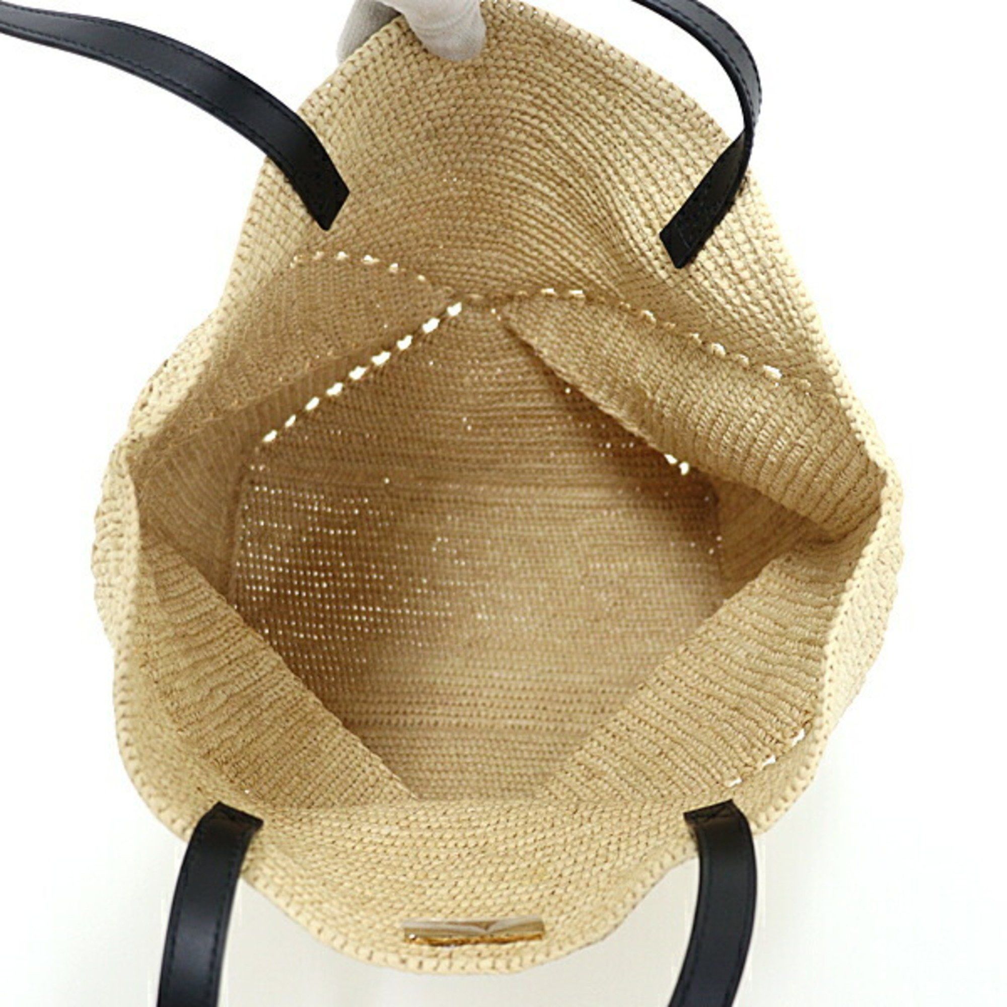 Loewe LOEWE Puzzlefold Tote Medium Raffia Natural Bag A779G50X08 Unused Size ONE SIZE - 3 Thumbnail
