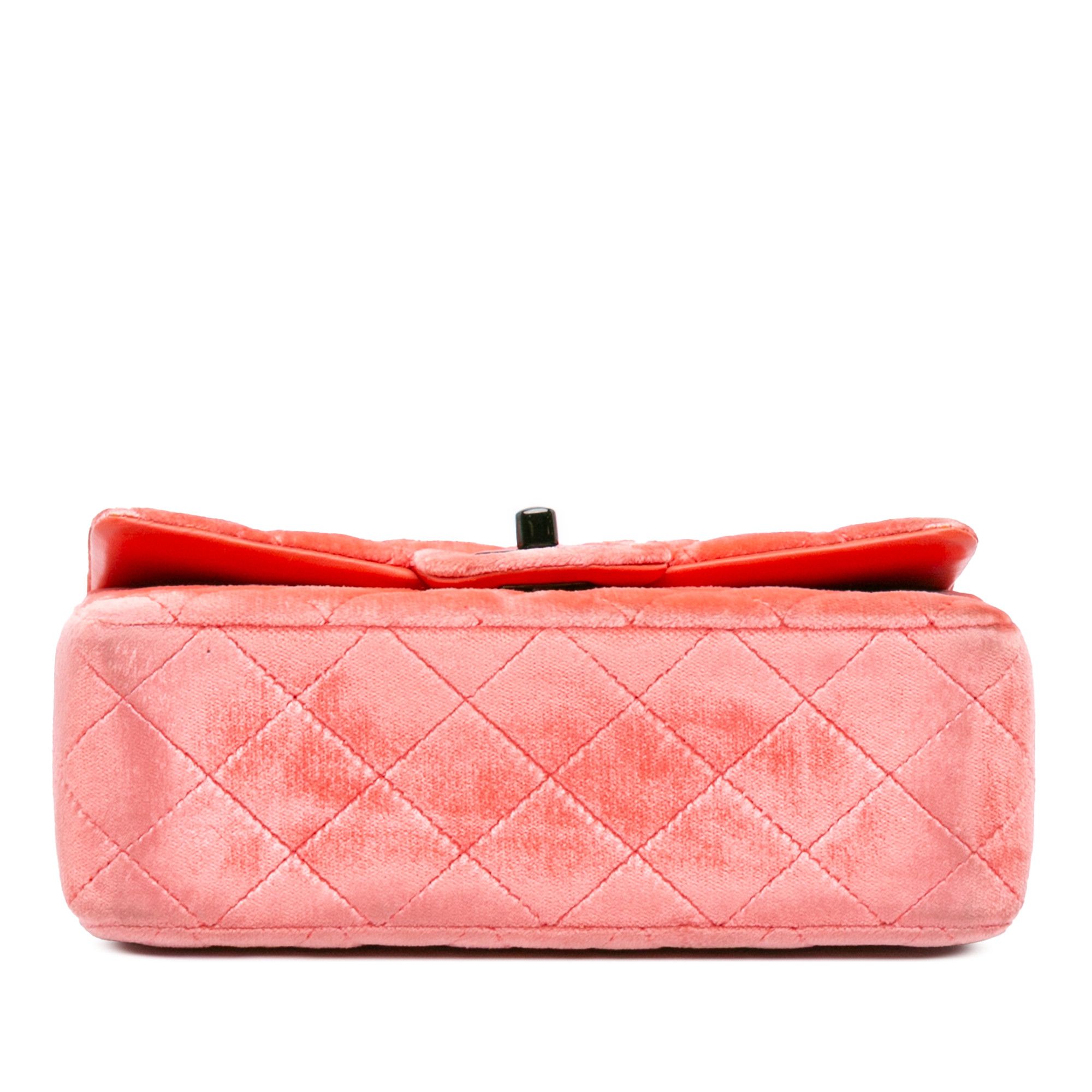 Chanel Chanel Mini Rectangular Classic Velvet Single Flap Size ONE SIZE - 3 Thumbnail