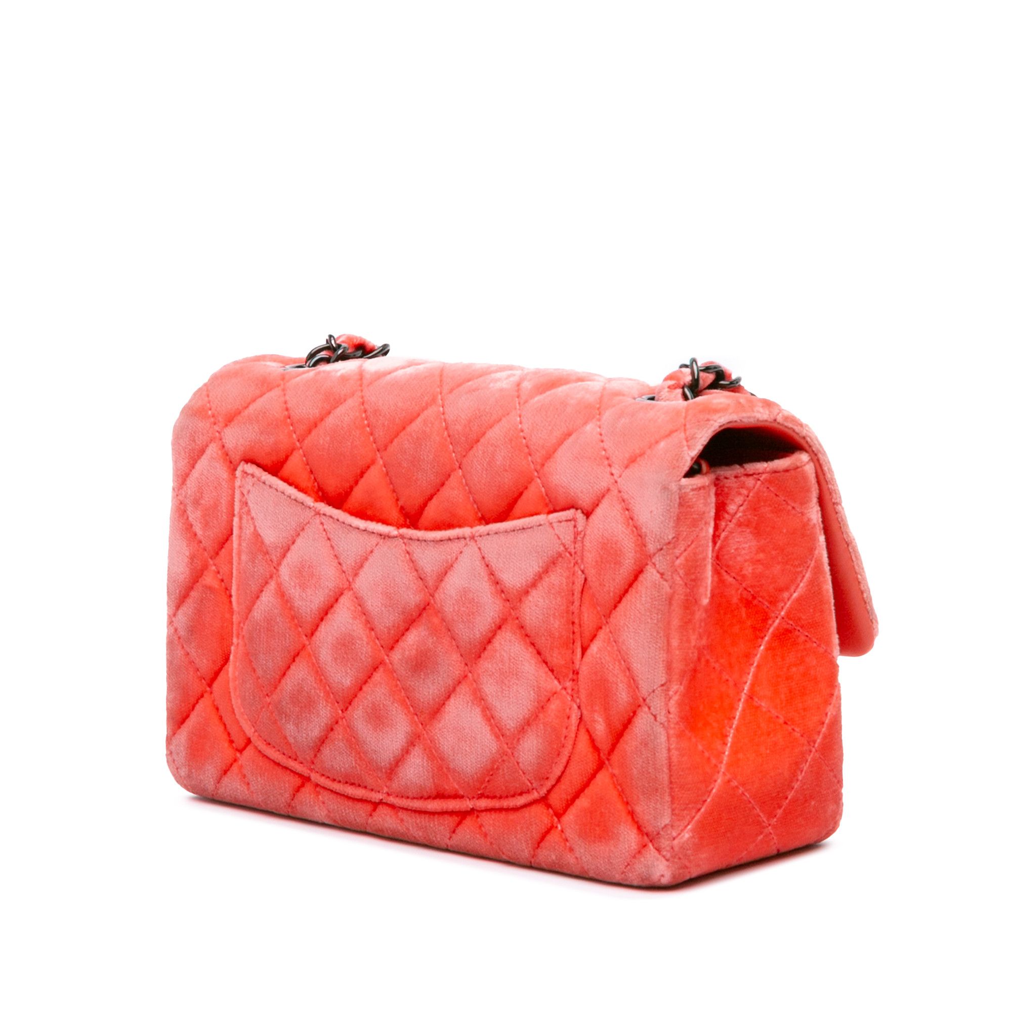 Chanel Chanel Mini Rectangular Classic Velvet Single Flap Size ONE SIZE - 2 Thumbnail
