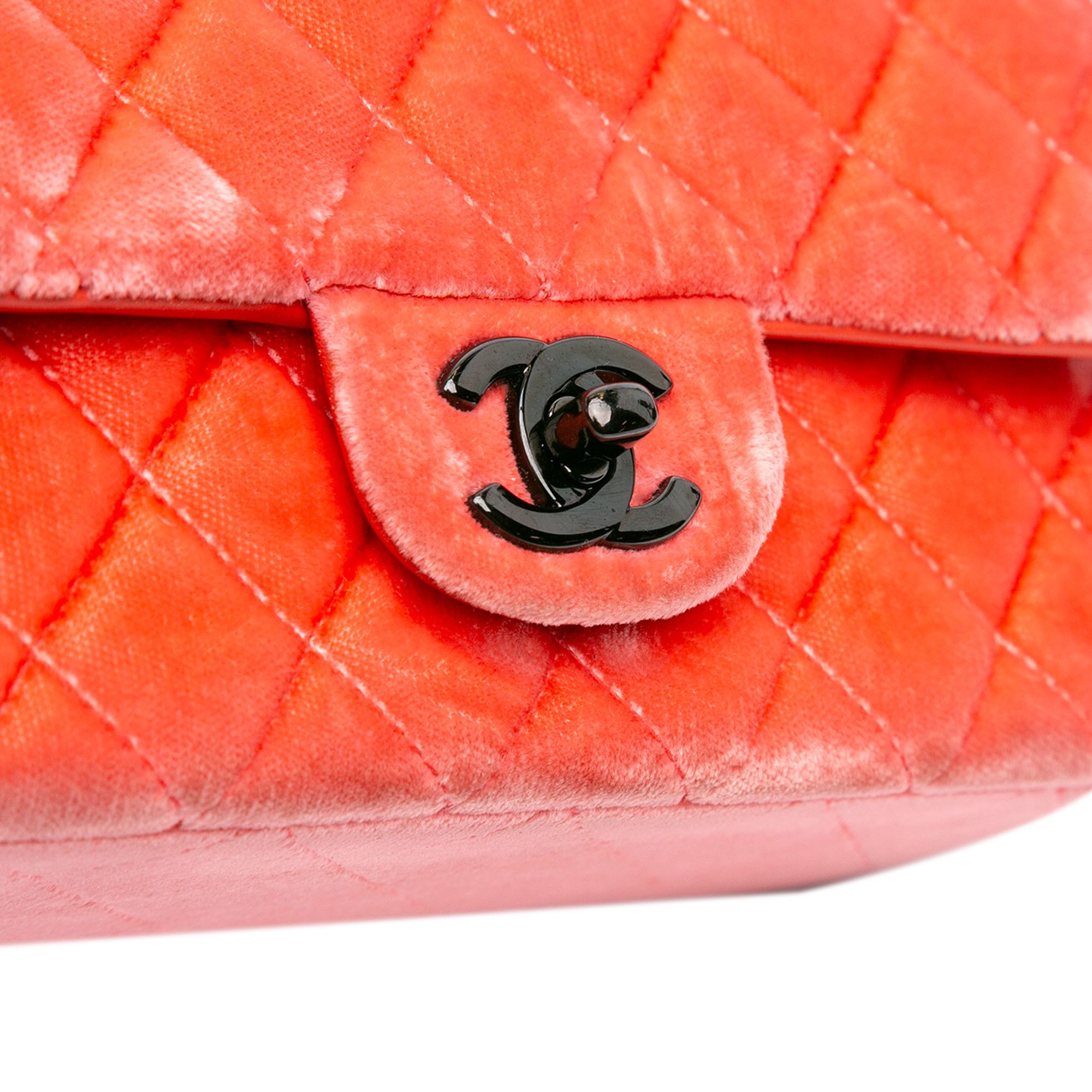 Chanel Chanel Mini Rectangular Classic Velvet Single Flap Size ONE SIZE - 9 Thumbnail