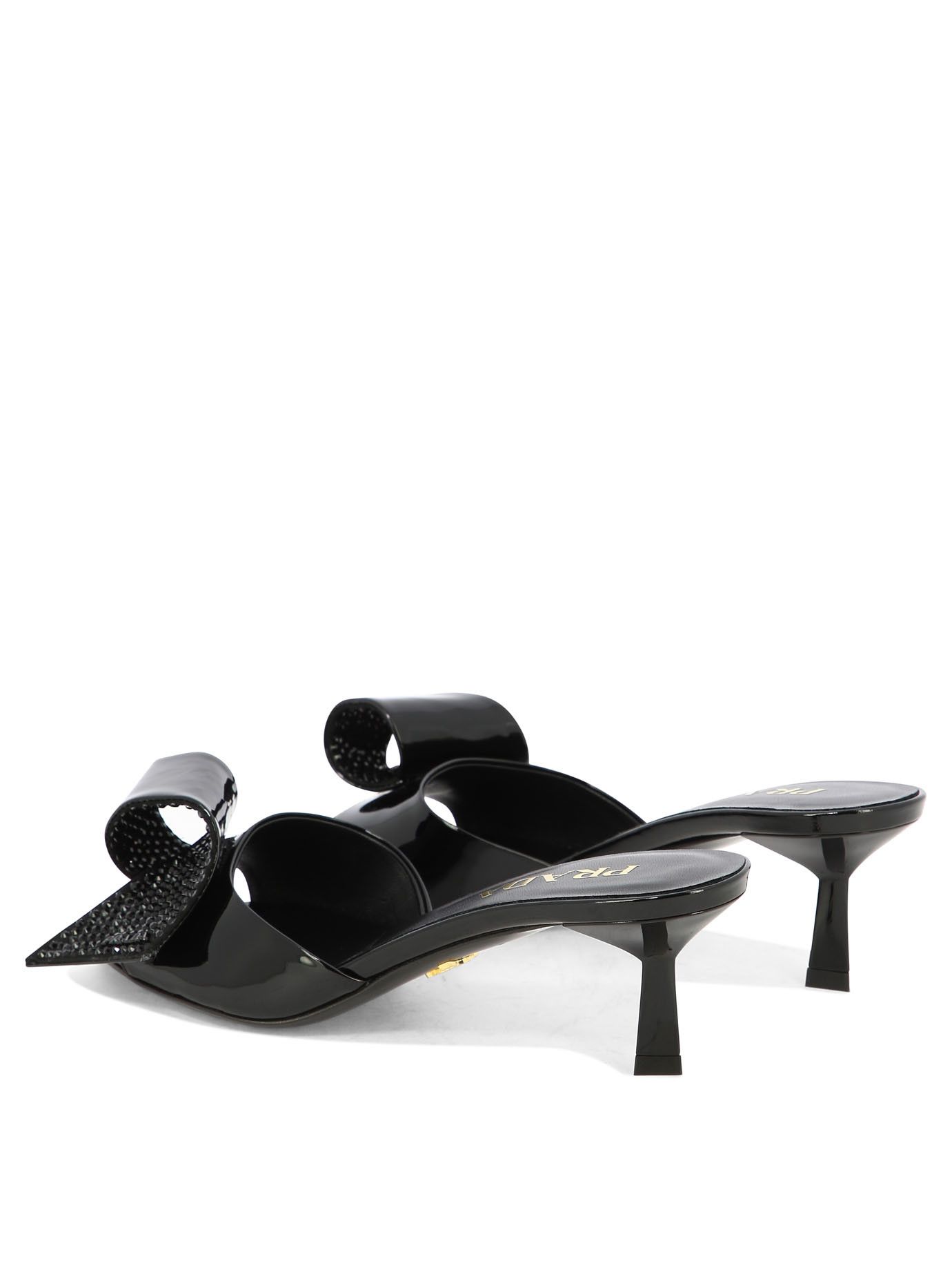 PRADA ミュール　37 楽天市場】プラダ PRADA パデッドナッパレザー トライアングル