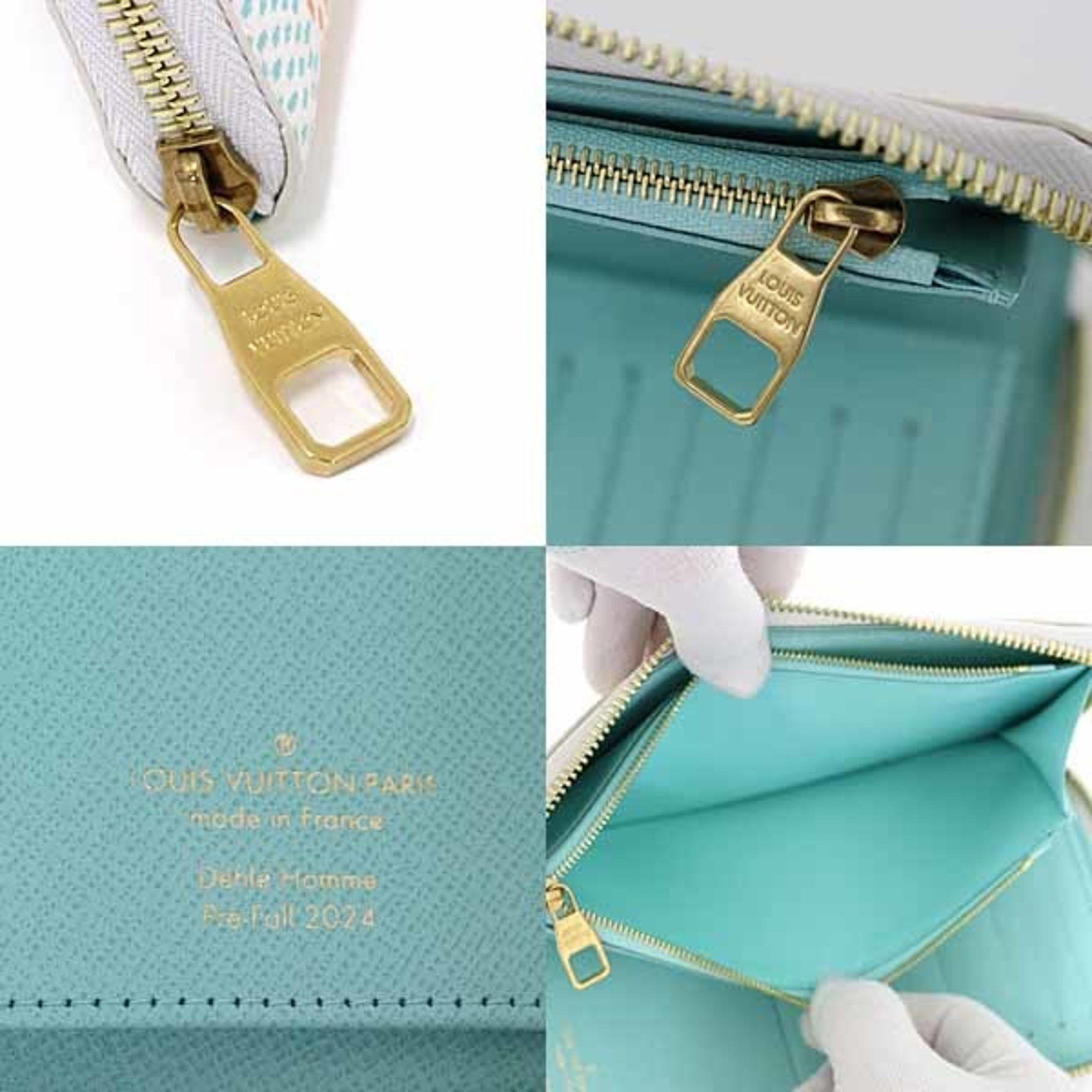 Louis Vuitton LOUIS VUITTON Zippy Wallet Vertical Round Long Damier Heritage N40675 A Size ONE SIZE - 6 Thumbnail
