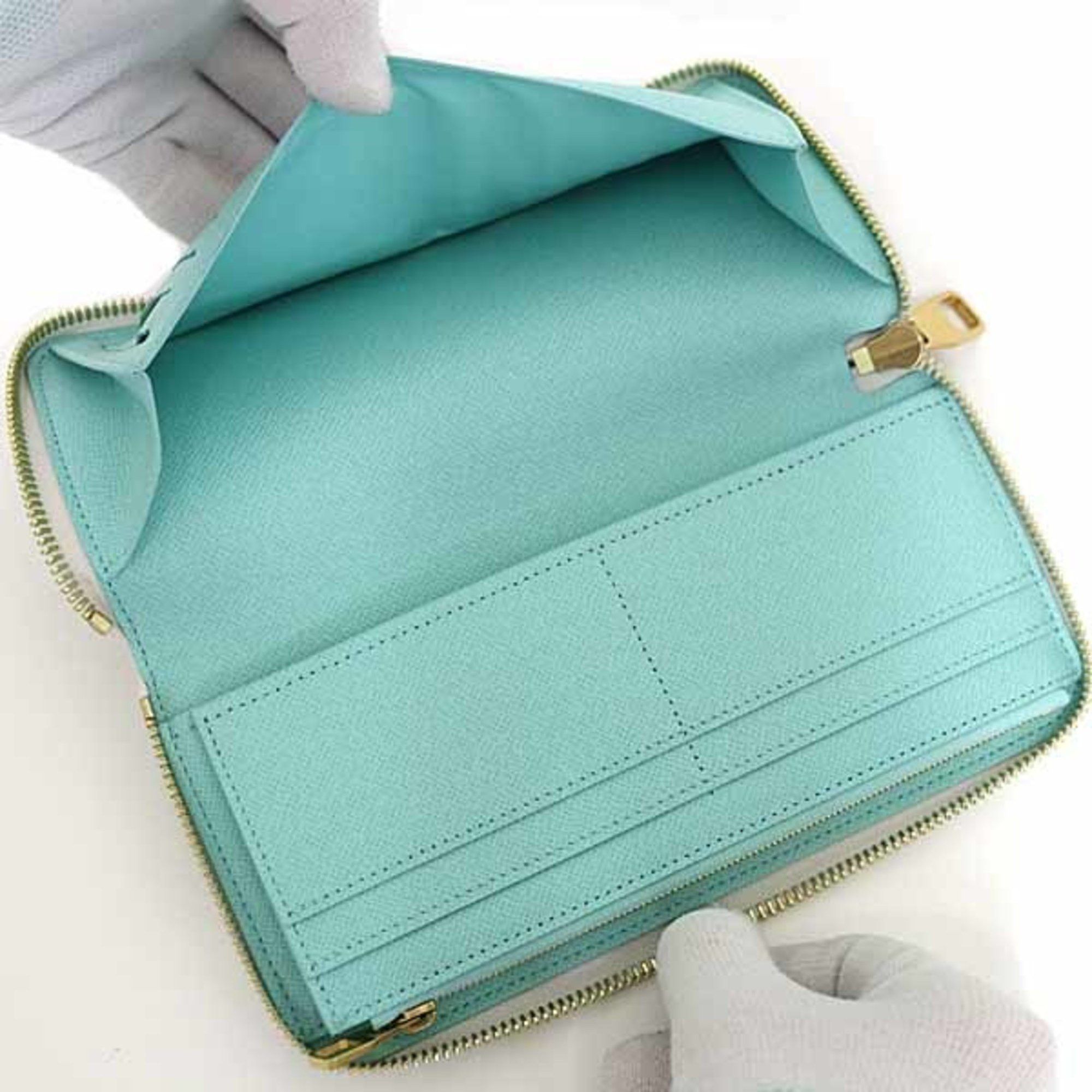 Louis Vuitton LOUIS VUITTON Zippy Wallet Vertical Round Long Damier Heritage N40675 A Size ONE SIZE - 5 Thumbnail