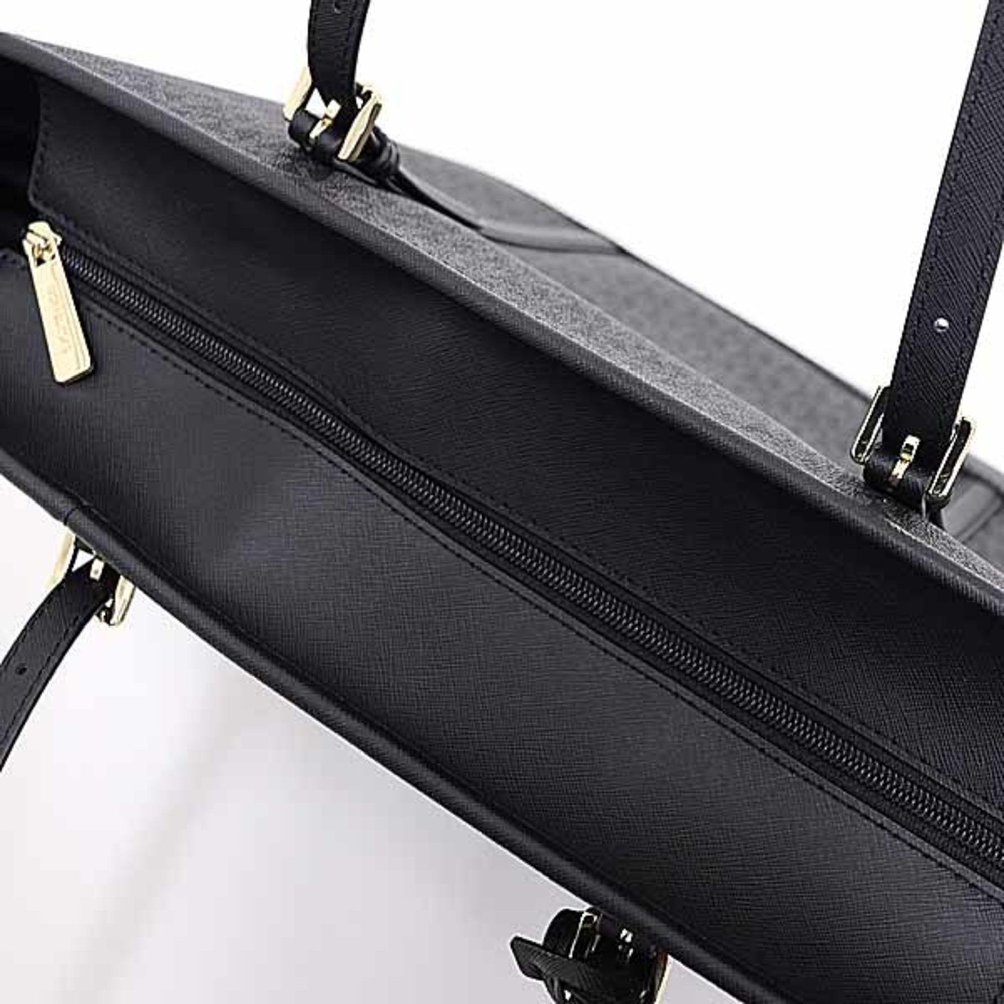 Michael Kors MICHAEL KORS JET SET TRAVEL Top Zip Tote Large MK Signature 35T0GTVT3V Black Size ONE SIZE - 5 Thumbnail