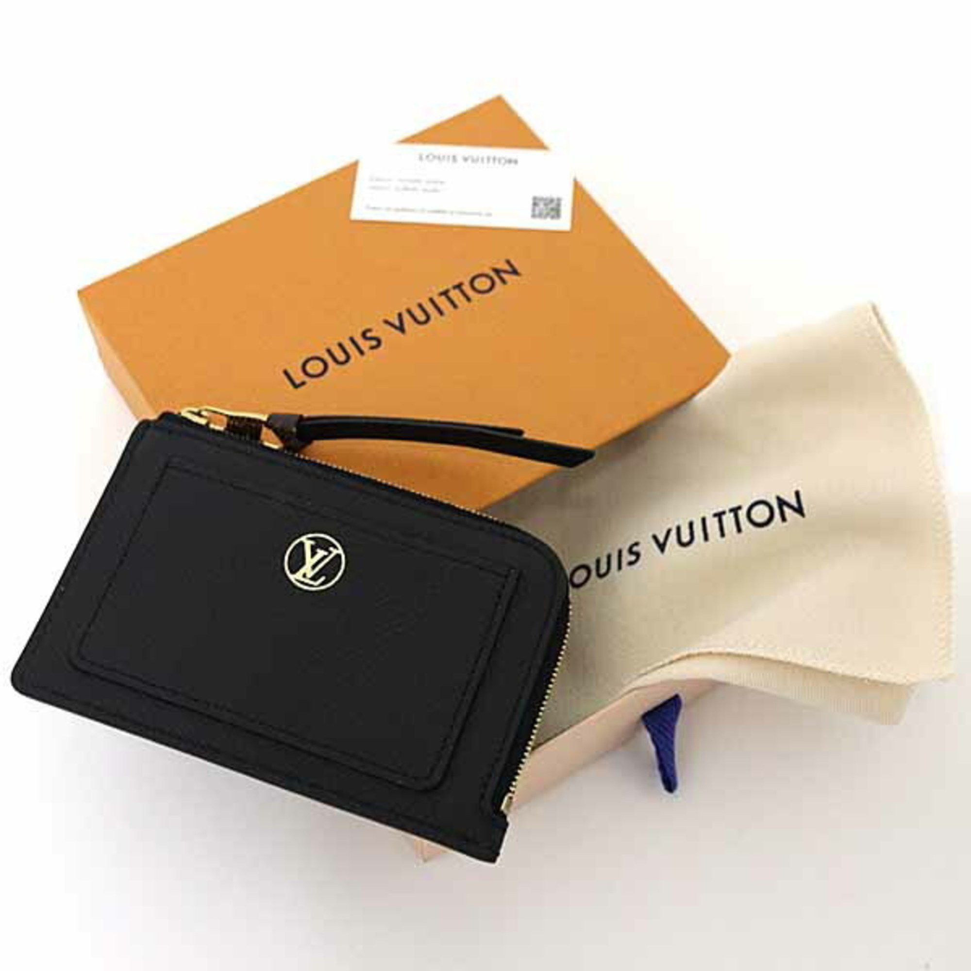 Louis Vuitton LOUIS VUITTON Card Case Porto Carte Lowkey Coin Leather M14550 Noir Black Size ONE SIZE - 2 Thumbnail
