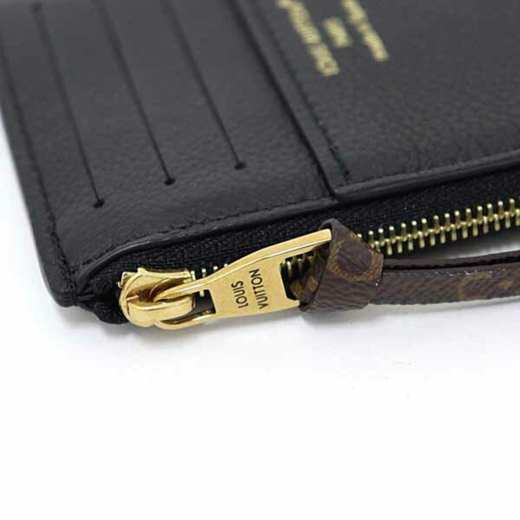 Louis Vuitton LOUIS VUITTON Card Case Porto Carte Lowkey Coin Leather M14550 Noir Black Size ONE SIZE - 6 Thumbnail