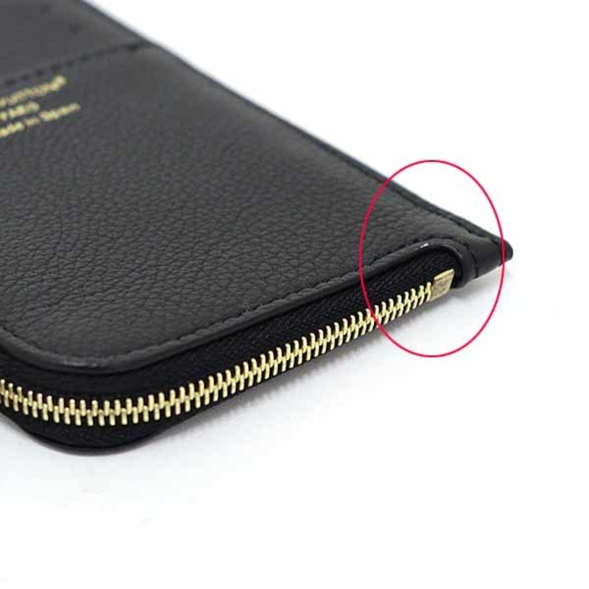 Louis Vuitton LOUIS VUITTON Card Case Porto Carte Lowkey Coin Leather M14550 Noir Black Size ONE SIZE - 5 Thumbnail