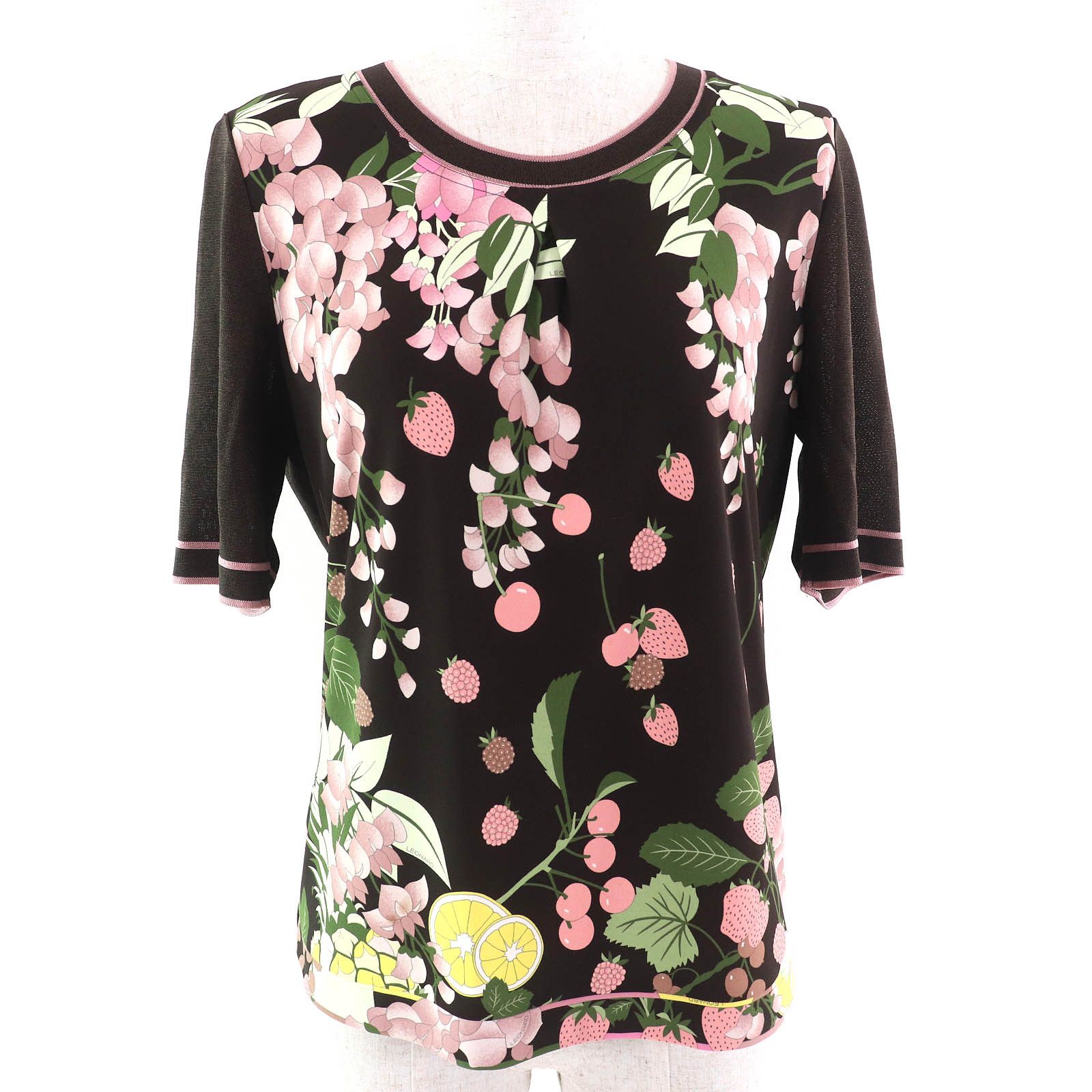 Other Other LEONARD SPORT Floral print Knit 2way Top Cotton Tops DUTY FREE for USA Size ONE SIZE - 7 Thumbnail