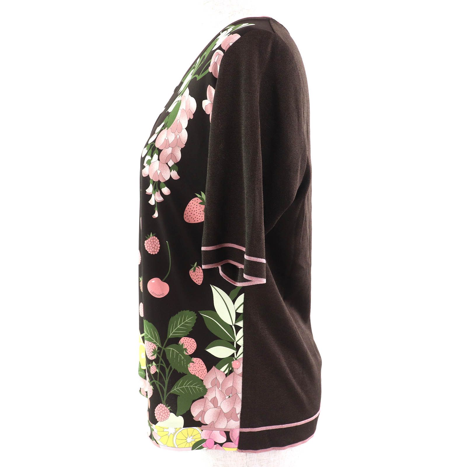 Other Other LEONARD SPORT Floral print Knit 2way Top Cotton Tops DUTY FREE for USA Size ONE SIZE - 8 Thumbnail