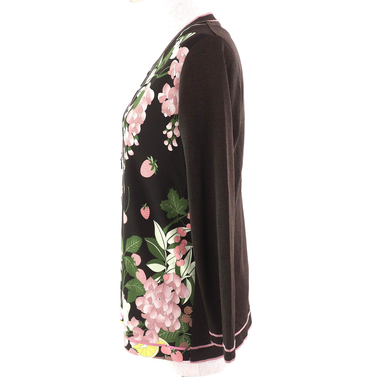 Other Other LEONARD SPORT Floral print Knit 2way Top Cotton Tops DUTY FREE for USA Size ONE SIZE - 3 Thumbnail