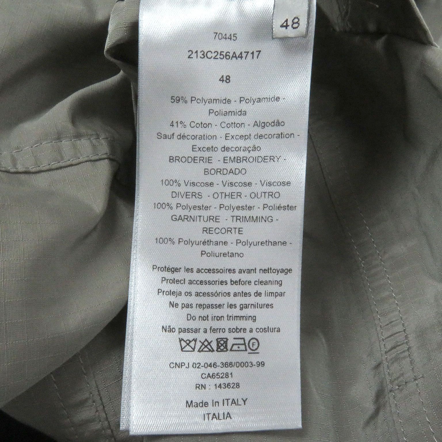 Dior Dior Dior Embroidered logo Nylon Jacket Others Outerwear DUTY FREE for USA Size ONE SIZE - 10 Thumbnail