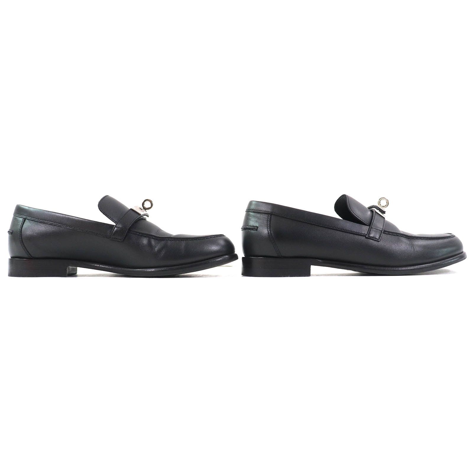 Hermes Hermes Hermes Desting Kelly Buckle Leather Loafers Leather Shoes Size ONE SIZE - 4 Thumbnail
