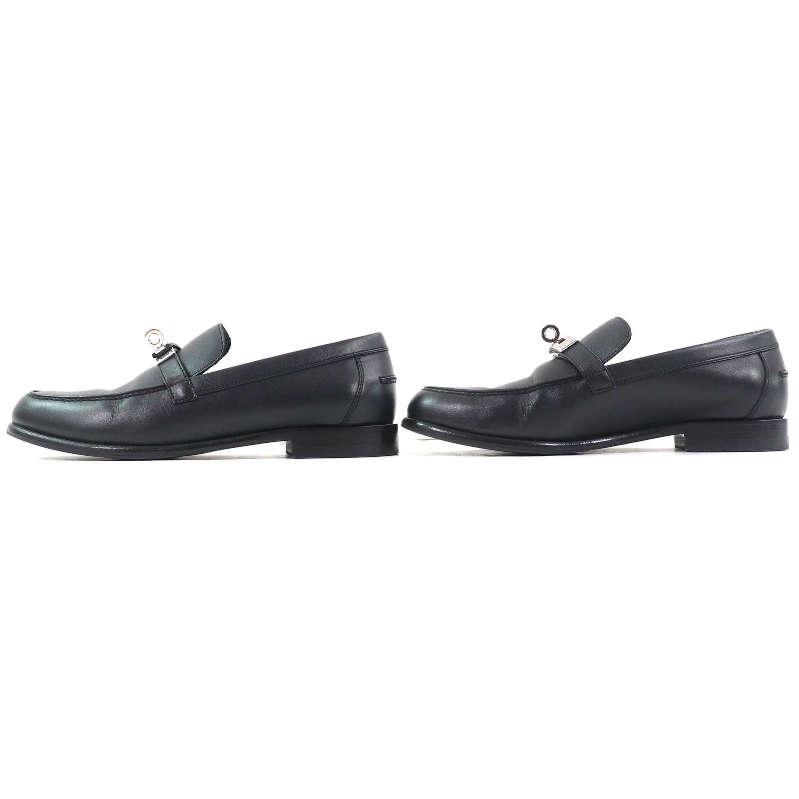 Hermes Hermes Hermes Desting Kelly Buckle Leather Loafers Leather Shoes Size ONE SIZE - 3 Thumbnail