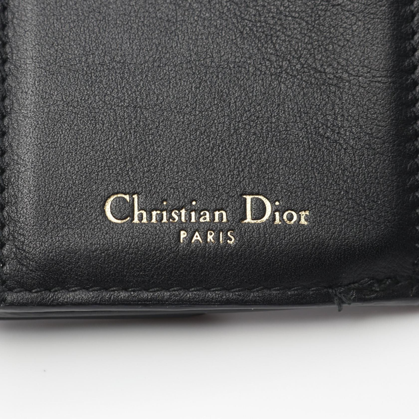 Dior Dior Dior Trifold Wallet Leather Wallet Leather Short Wallet Size ONE SIZE - 4 Thumbnail