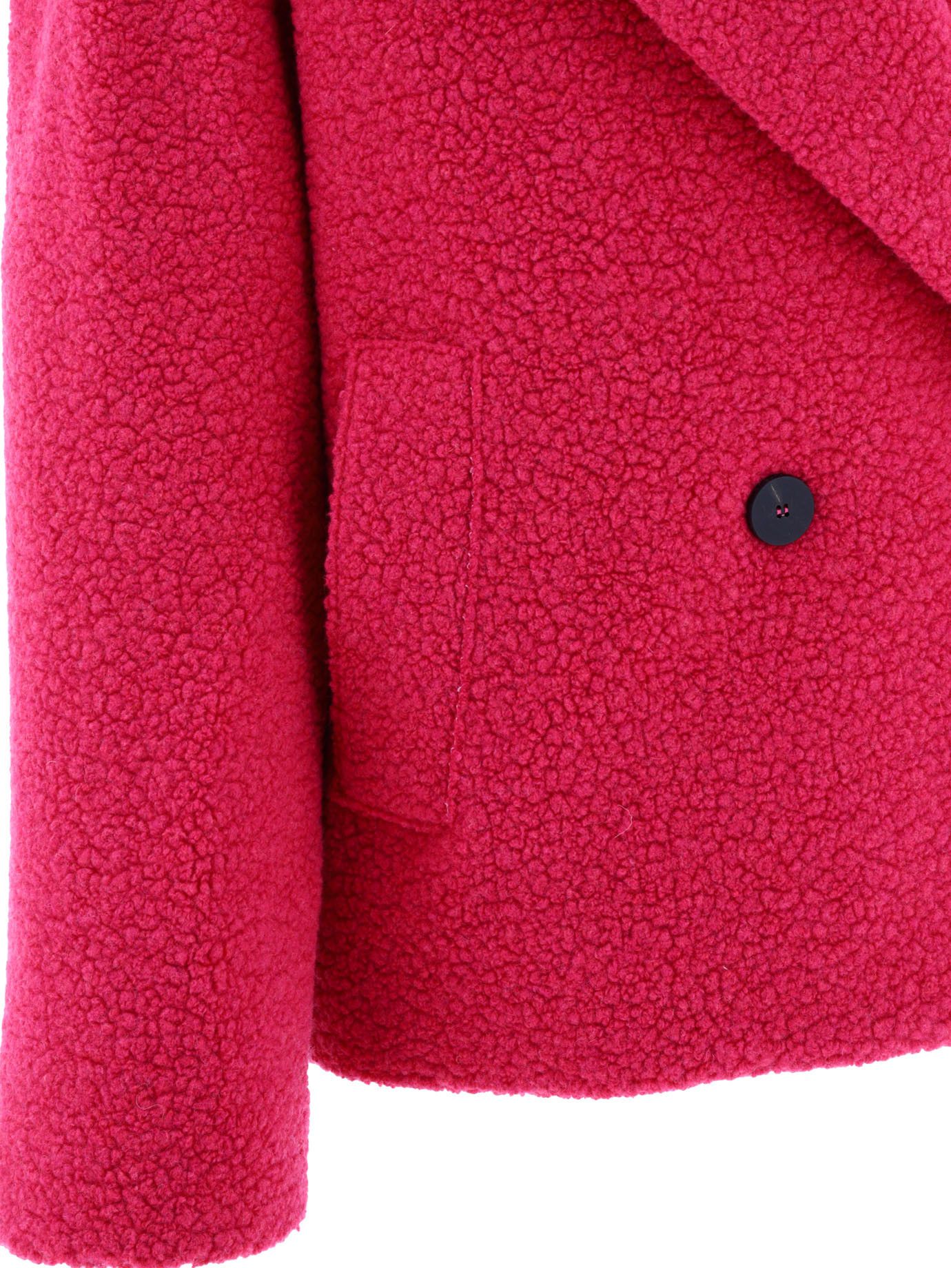 Harris Wharf London Bouclè Coat Size XS / US 0-2 / IT 36-38 - 4 Thumbnail