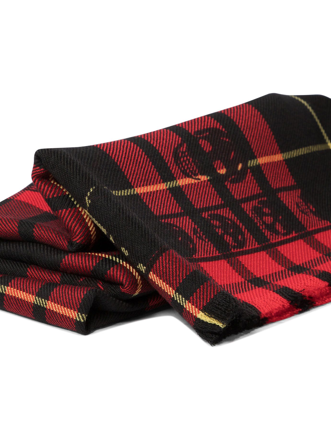 Alexander McQueen Tartan Skull Foulard Size ONE SIZE - 2 Thumbnail