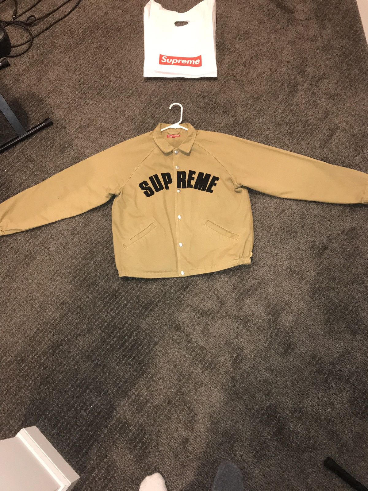 Supreme Snap Front Twill Jacket | Grailed