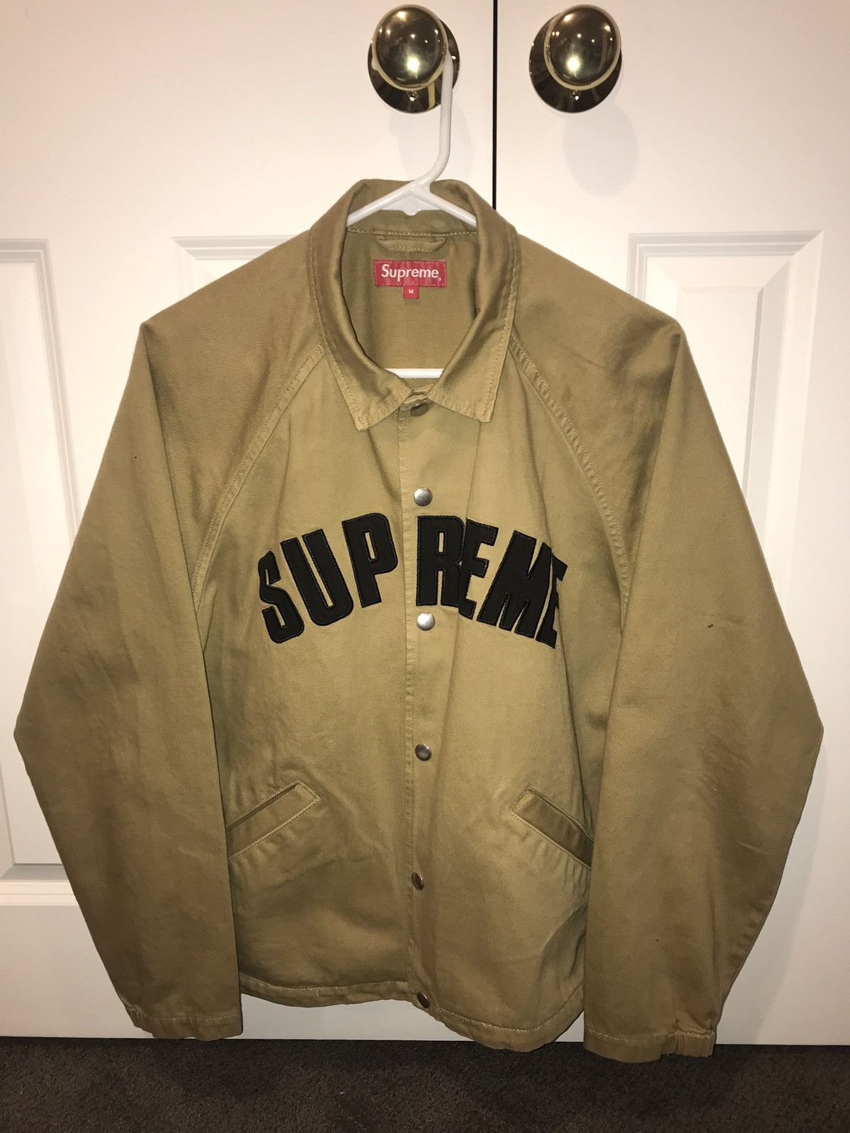 Supreme Snap Front Twill Jacket | Grailed