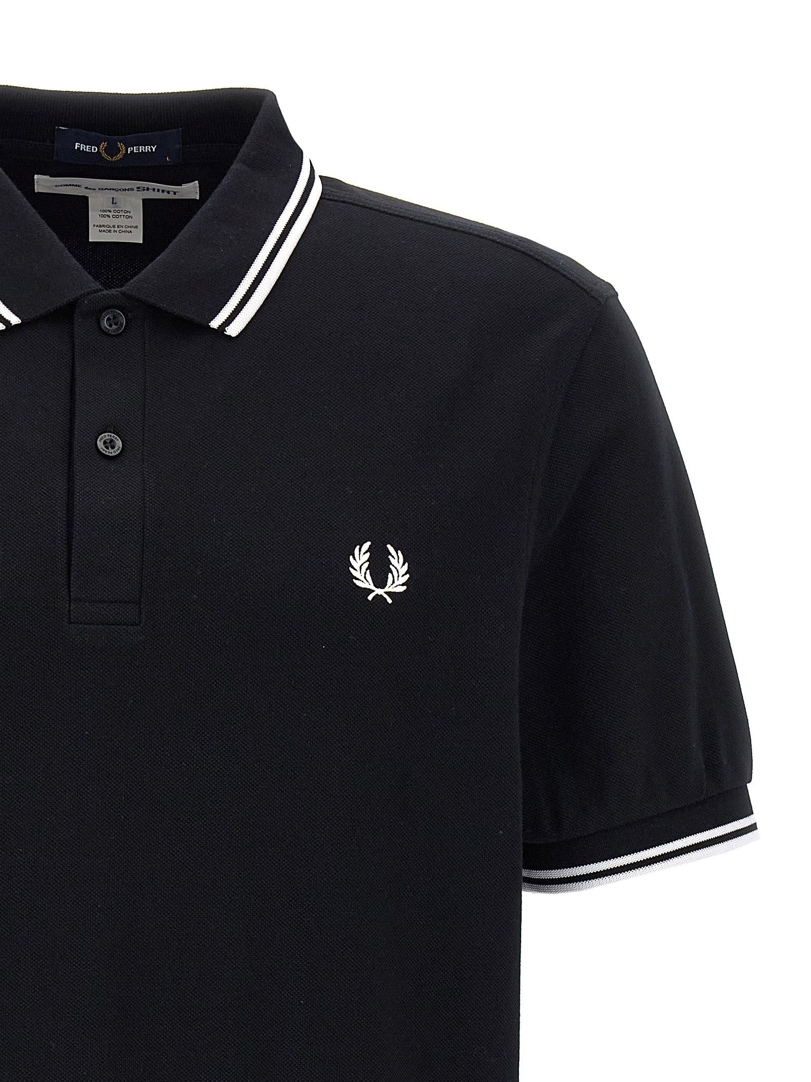 Comme des Garcons SHIRT Polo Comme Des Garçons Shirt X Fred Perry Size US L / EU 52-54 / 3 - 3 Thumbnail