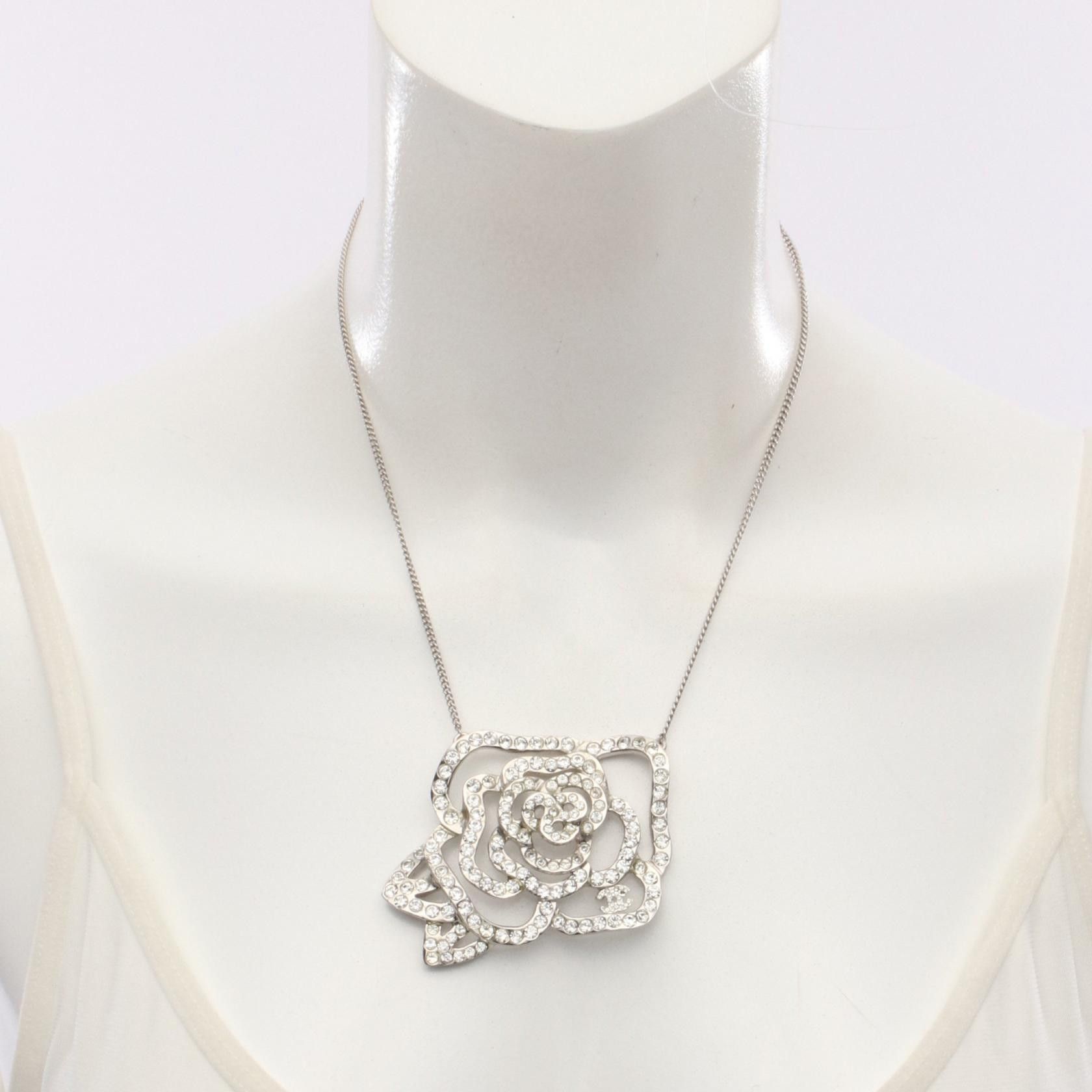 Chanel Chanel Chanel Camellia Coco Mark Necklace Metal Necklace Size ONE SIZE - 5 Thumbnail