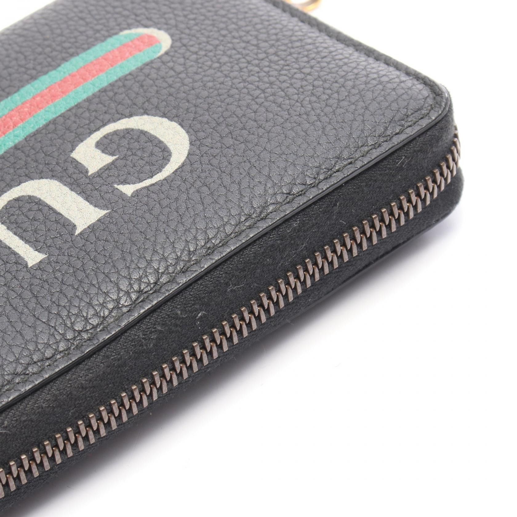 Gucci Gucci Gucci Gucci Print Leather Long Wallet Leather Long Wallet 496317 Size ONE SIZE - 6 Thumbnail