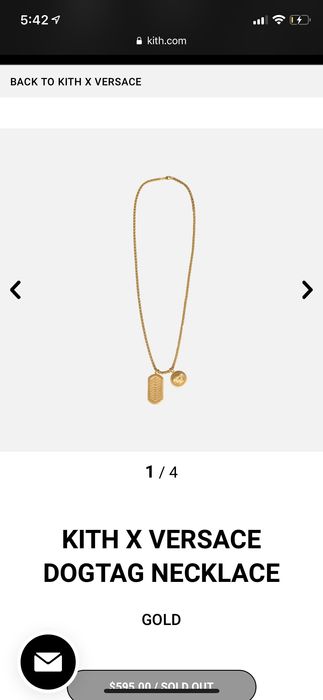 Kith deals versace necklace