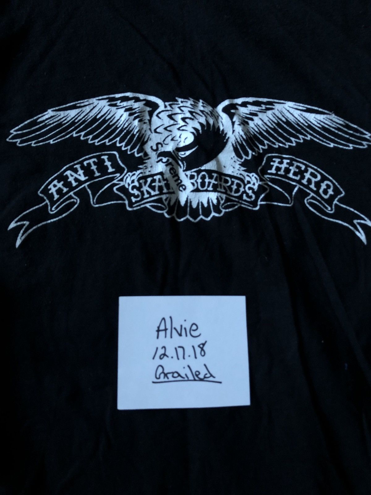 Supreme Anti Hero Eagle Pocket Tee | Grailed