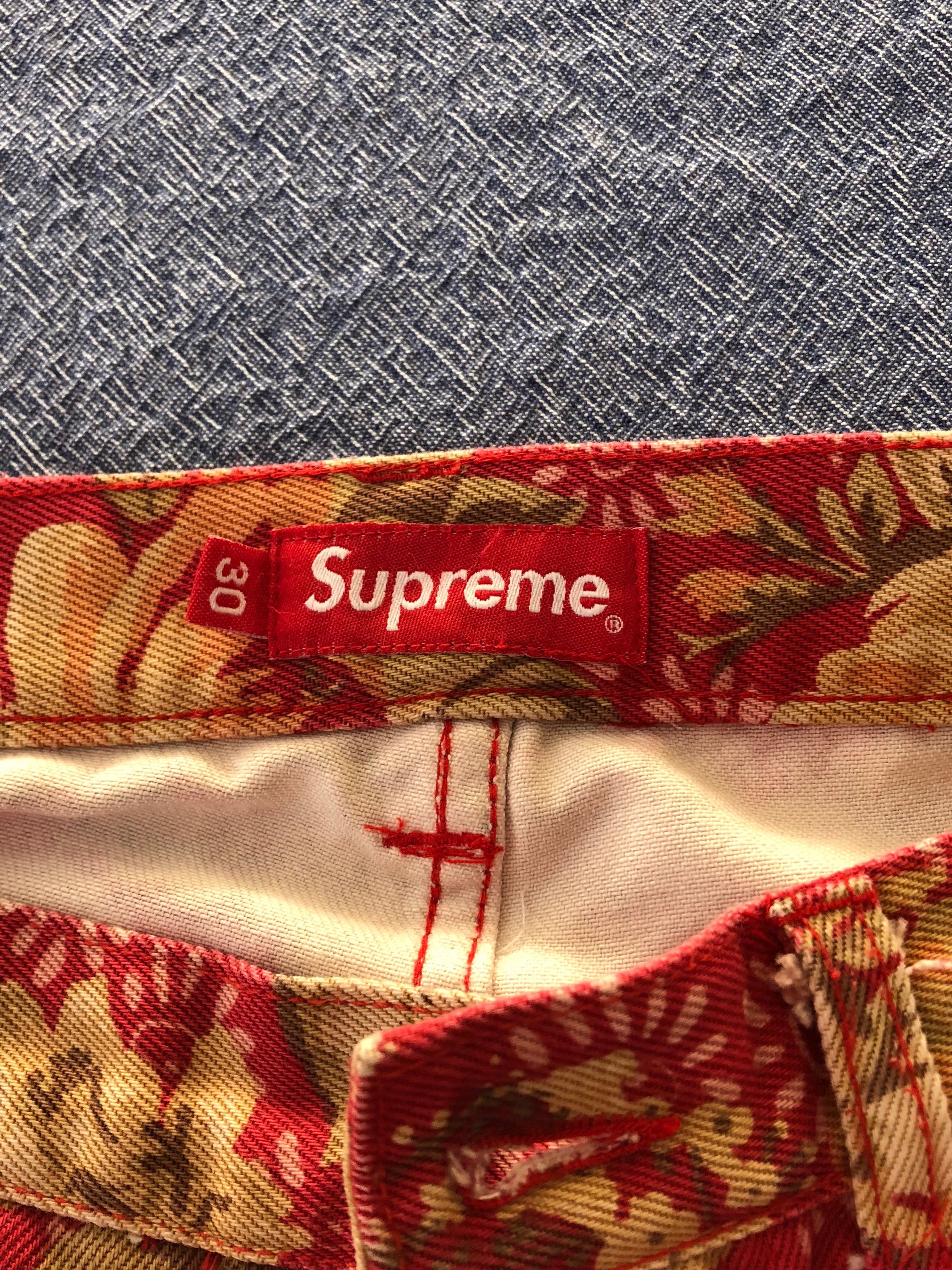 Supreme Supreme Floral Jeans | Grailed