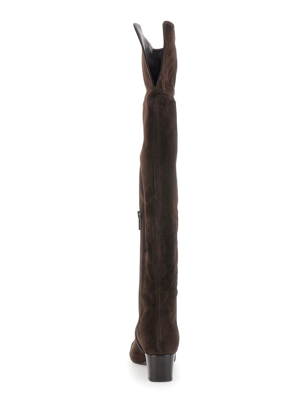 Carel Paris 'Brigitte' Brown Ankle Boots with Side Zip Closure in Suede Woman Size US 6 / IT 36 - 4 Thumbnail