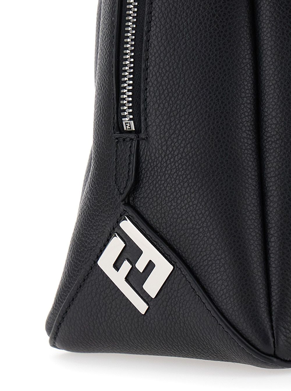 Fendi 'Lui Large' Black Shoulder Bag with Removable Strap in Leather Man Size ONE SIZE - 5 Thumbnail