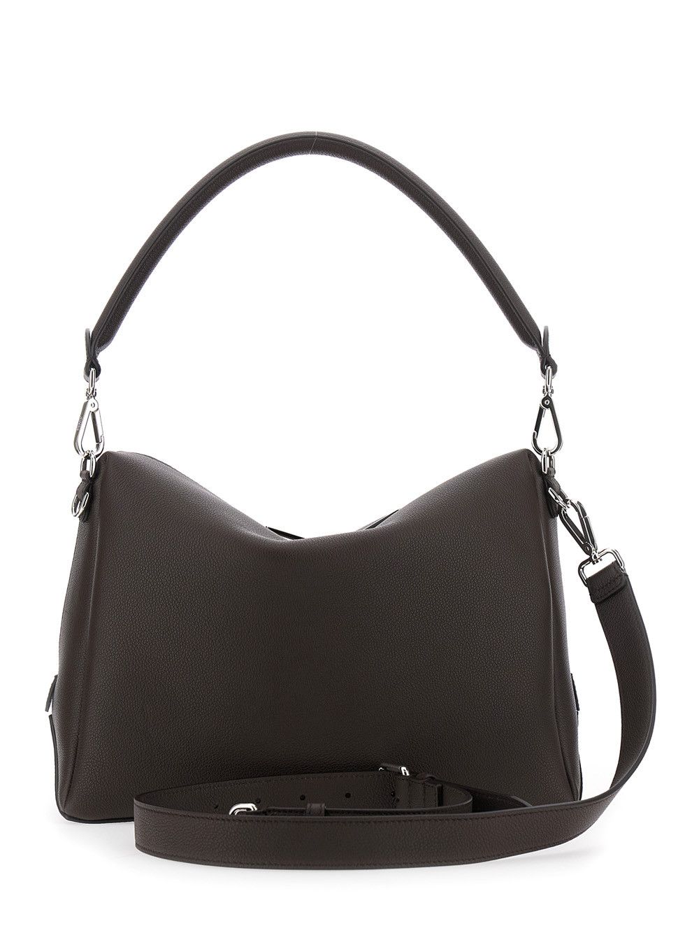 Fendi 'Lui Large' Brown Shoulder Bag with Removable Strap in Leather Man Size ONE SIZE - 4 Thumbnail