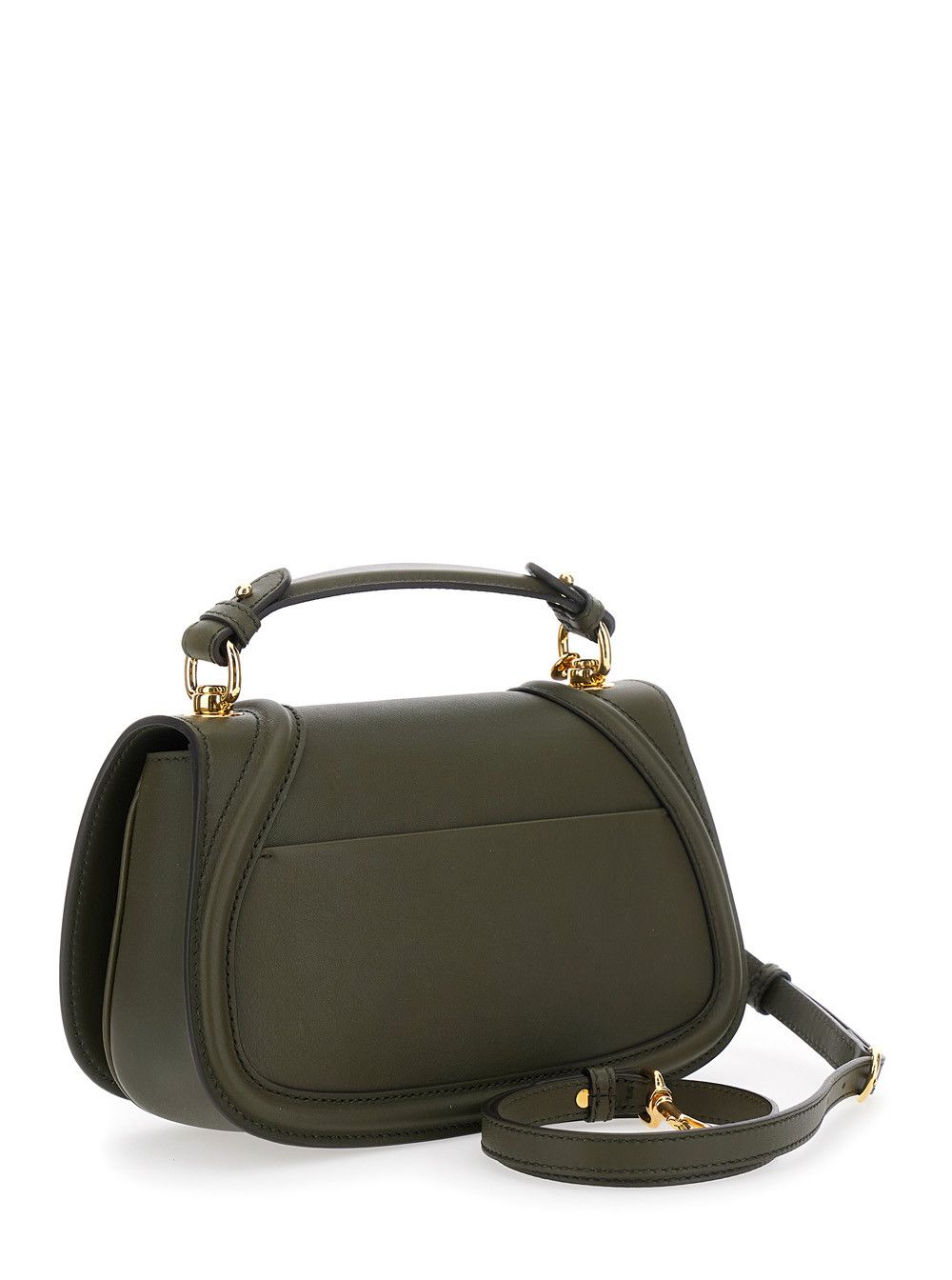 Gucci 'Blondie' Green Handbag with GG Logo Plaque on the Front in Leather Woman Size ONE SIZE - 3 Thumbnail