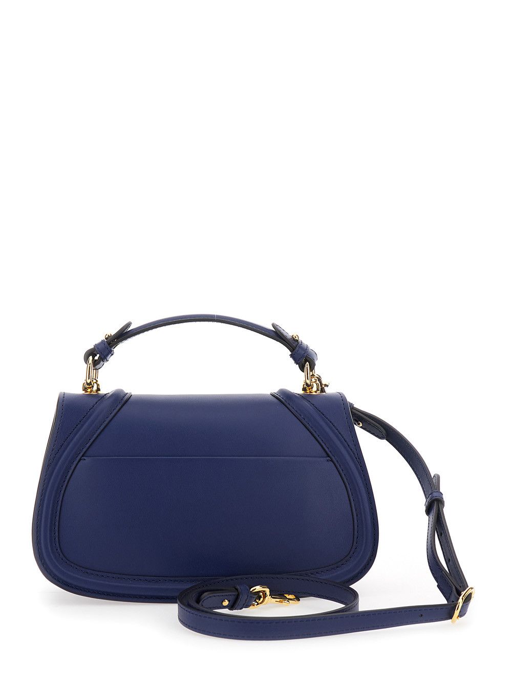 Gucci 'Blondie' Blue Handbag with GG Logo Plaque on the Front in Leather Woman Size ONE SIZE - 4 Thumbnail
