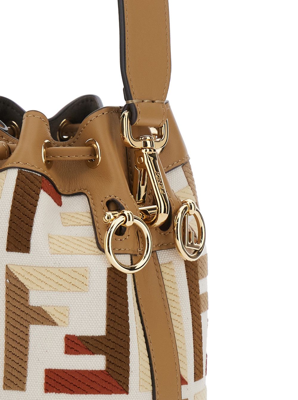 Fendi 'Mon Tresor' Multicolor Minibag with Drawstring in FF Fabric Woman Size ONE SIZE - 5 Thumbnail