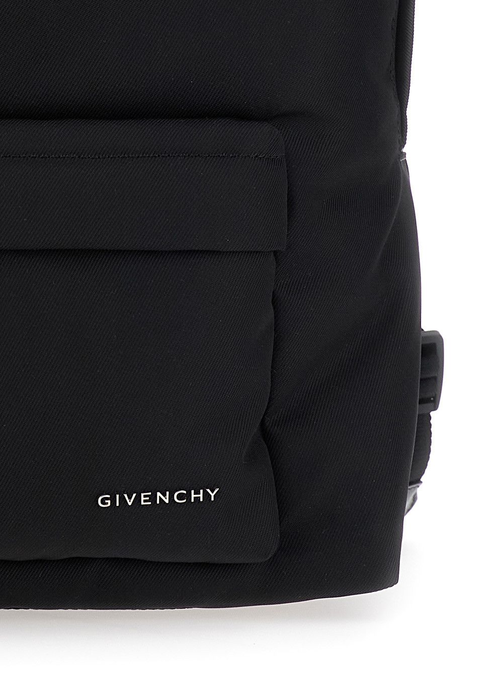 Givenchy Black Backpack with Adjustable Straps and Logo on the Front in Tech Fabric for Men Size ONE SIZE - 5 Thumbnail