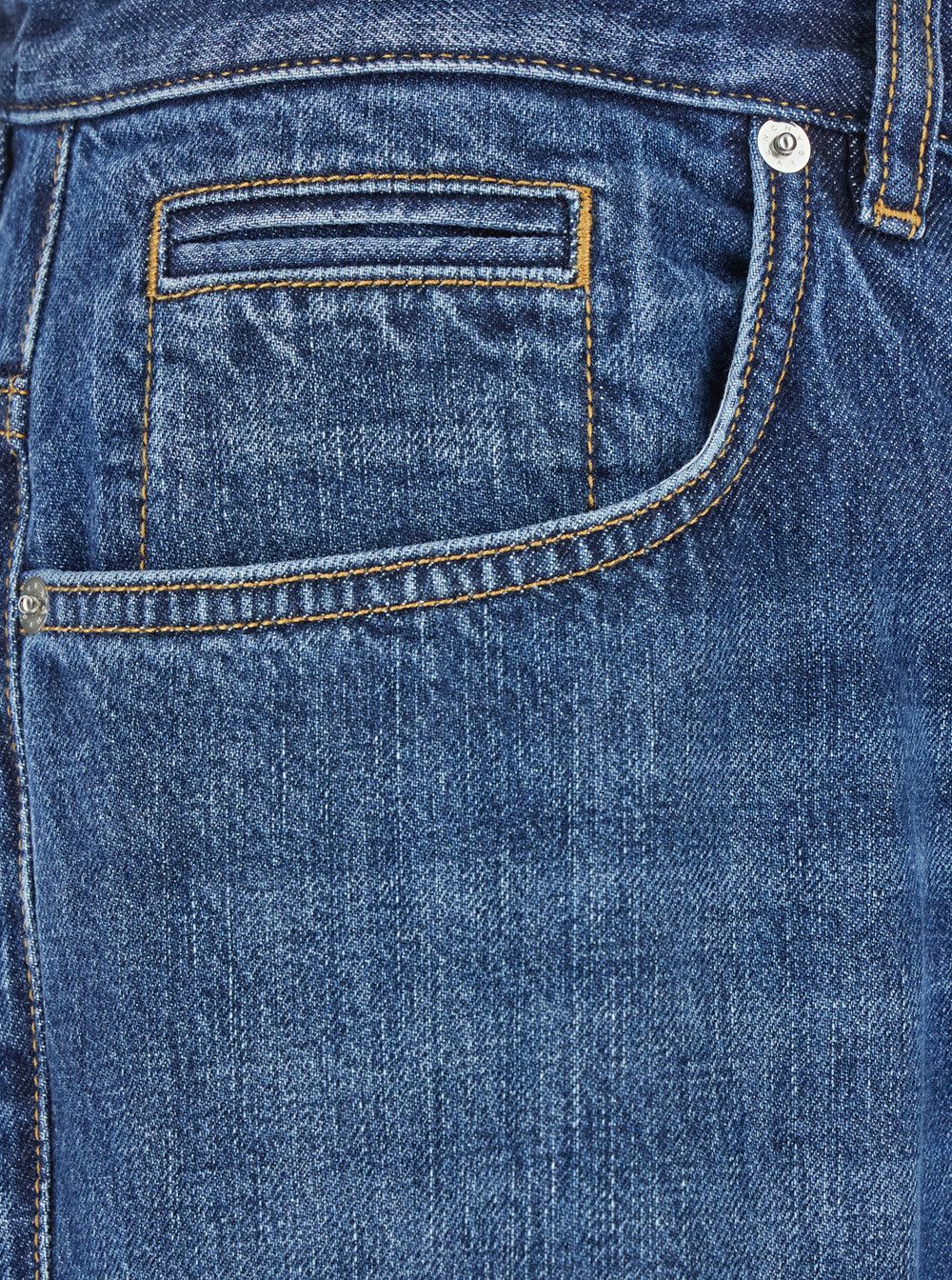 Givenchy Blue Five-Pocket Jeans with Logo Patch on the Back in Denim Man Size US 32 / EU 48 - 3 Thumbnail