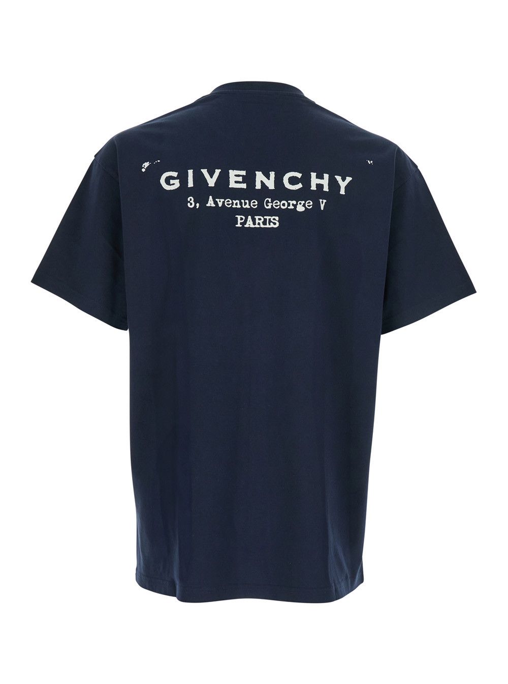 Givenchy Blue T-Shirt with Logo on the Front in Cotton Man Size US S / EU 44-46 / 1 - 2 Thumbnail