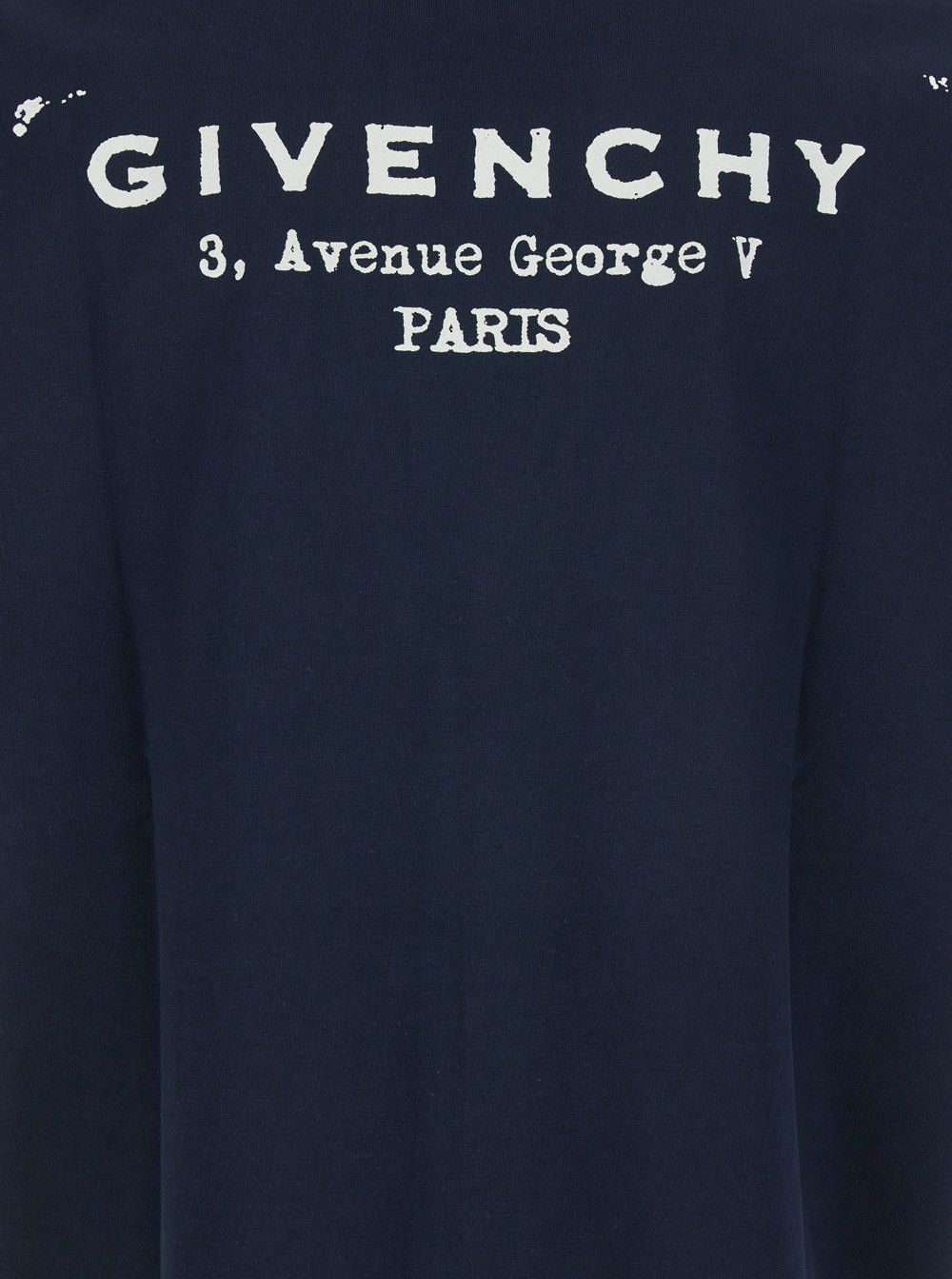 Givenchy Blue T-Shirt with Logo on the Front in Cotton Man Size US S / EU 44-46 / 1 - 3 Thumbnail