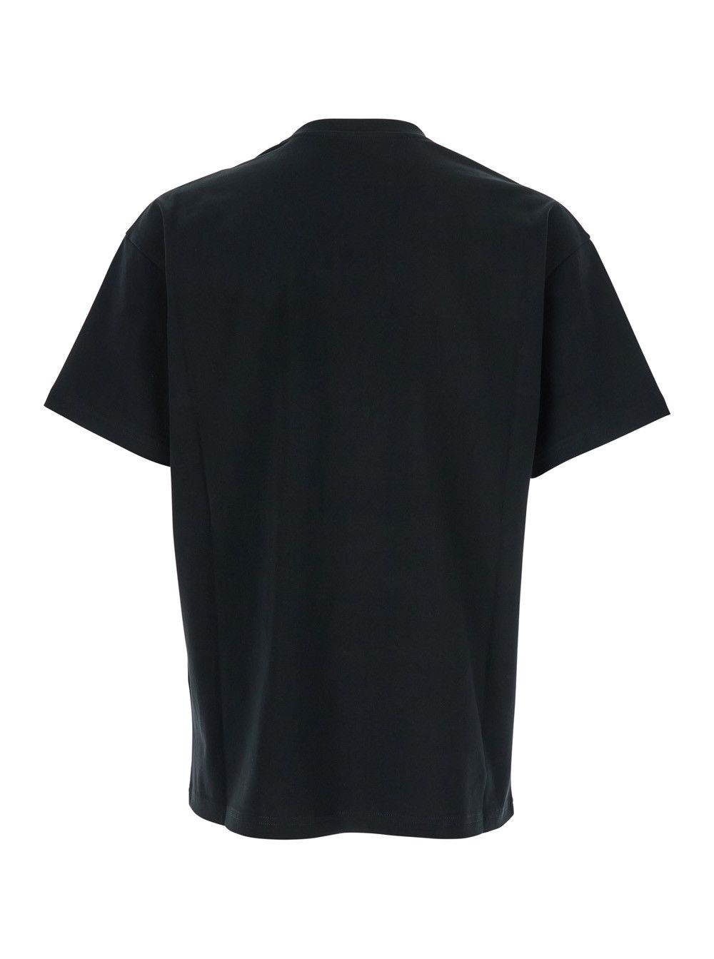 Givenchy Black T-Shirt "T-Shirt with Maxi Logo on the Front in Cotton" Men Size US M / EU 48-50 / 2 - 2 Thumbnail