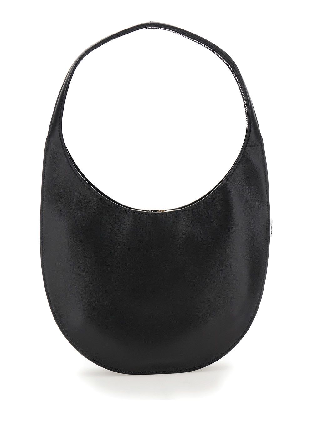 Coperni 'Swipe Medium' Black Shoulder Bag with Logo on Front in Leather Woman Size ONE SIZE - 4 Thumbnail