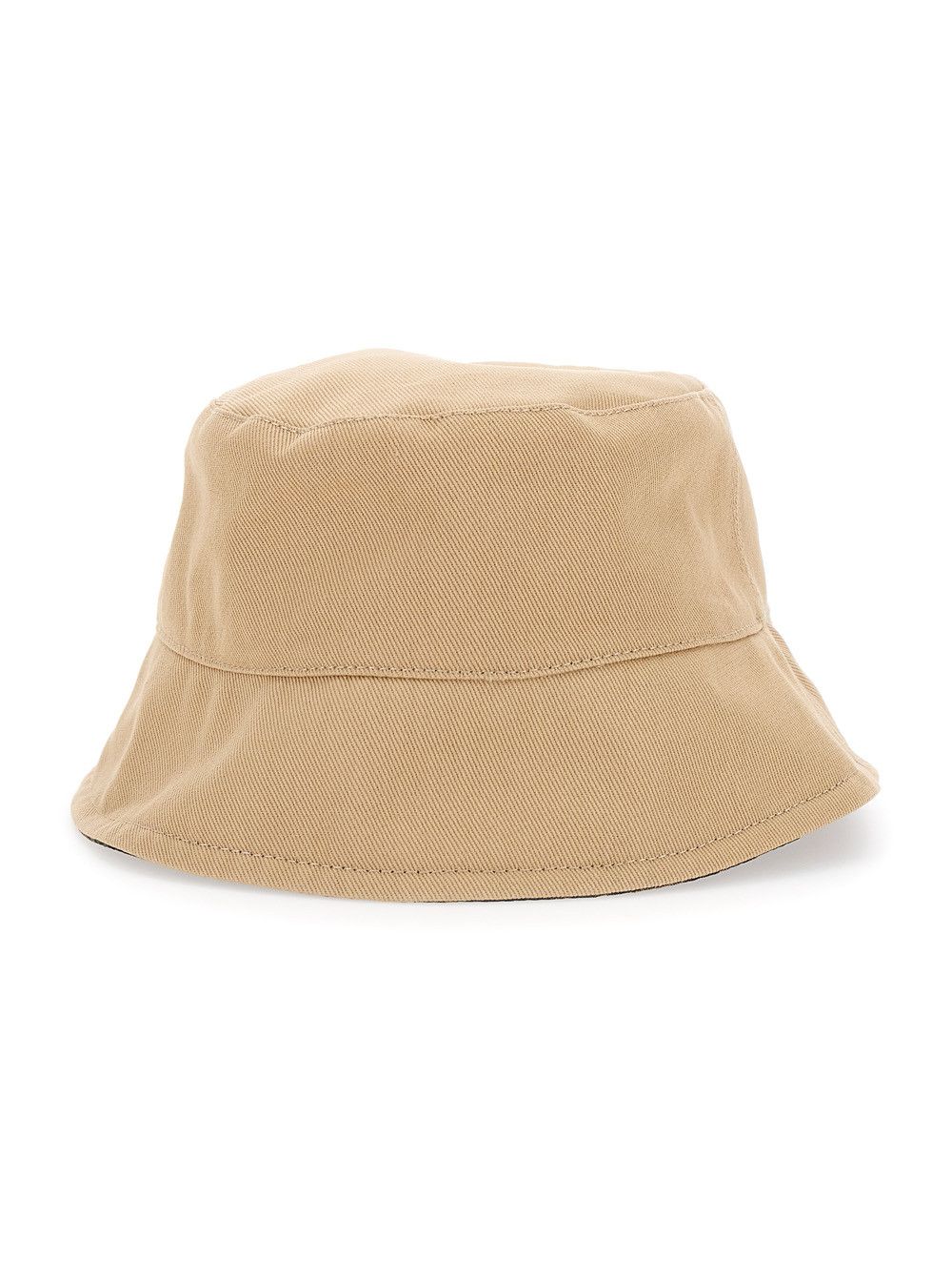 Fendi Fendi Beige Logo Embroidered Cotton Fisherman Hat for Men Size ONE SIZE - 2 Thumbnail