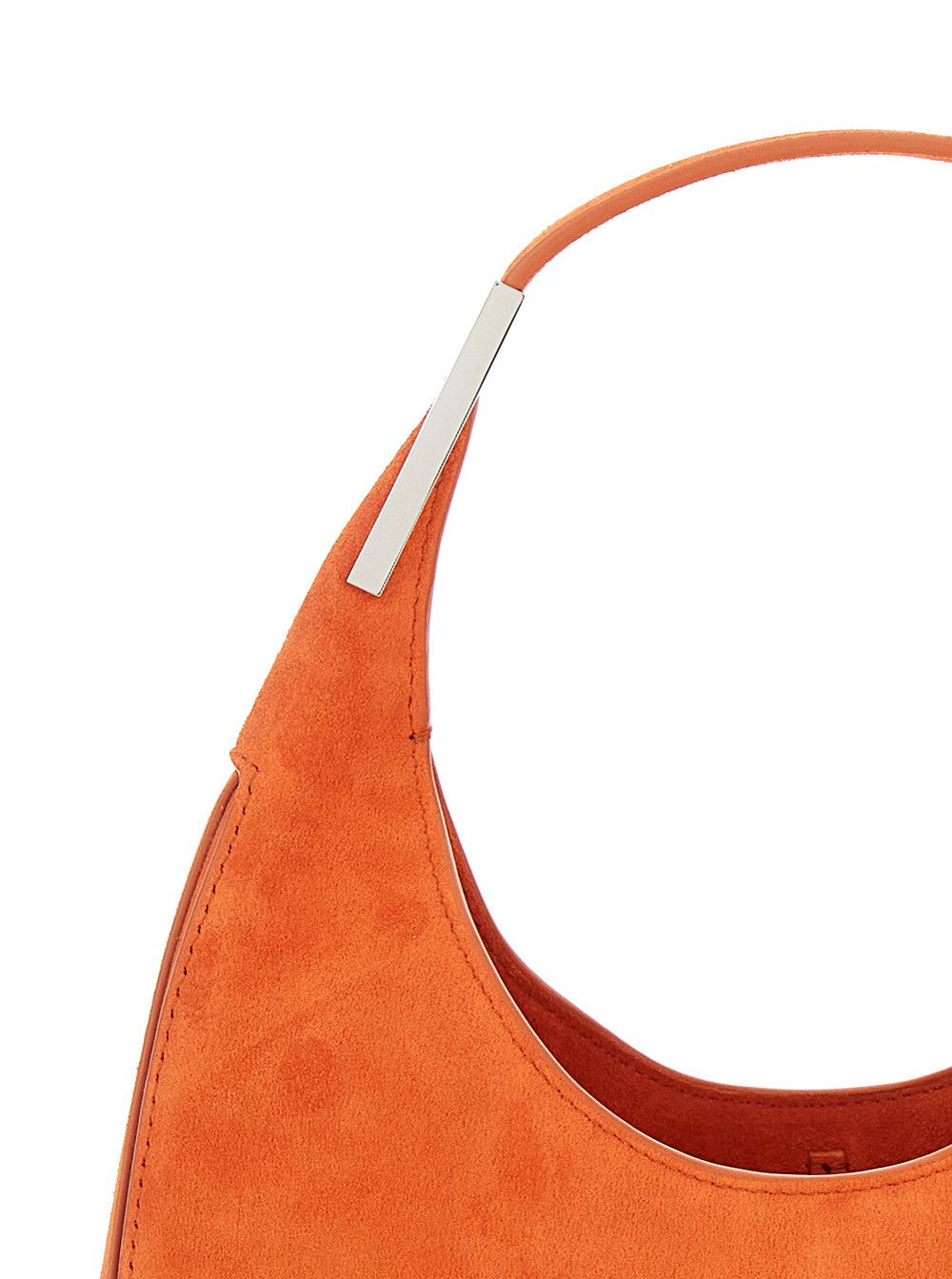 Savette 'Florence Small' Orange Shoulder Bag with Open Top in Suede Woman Size ONE SIZE - 5 Thumbnail